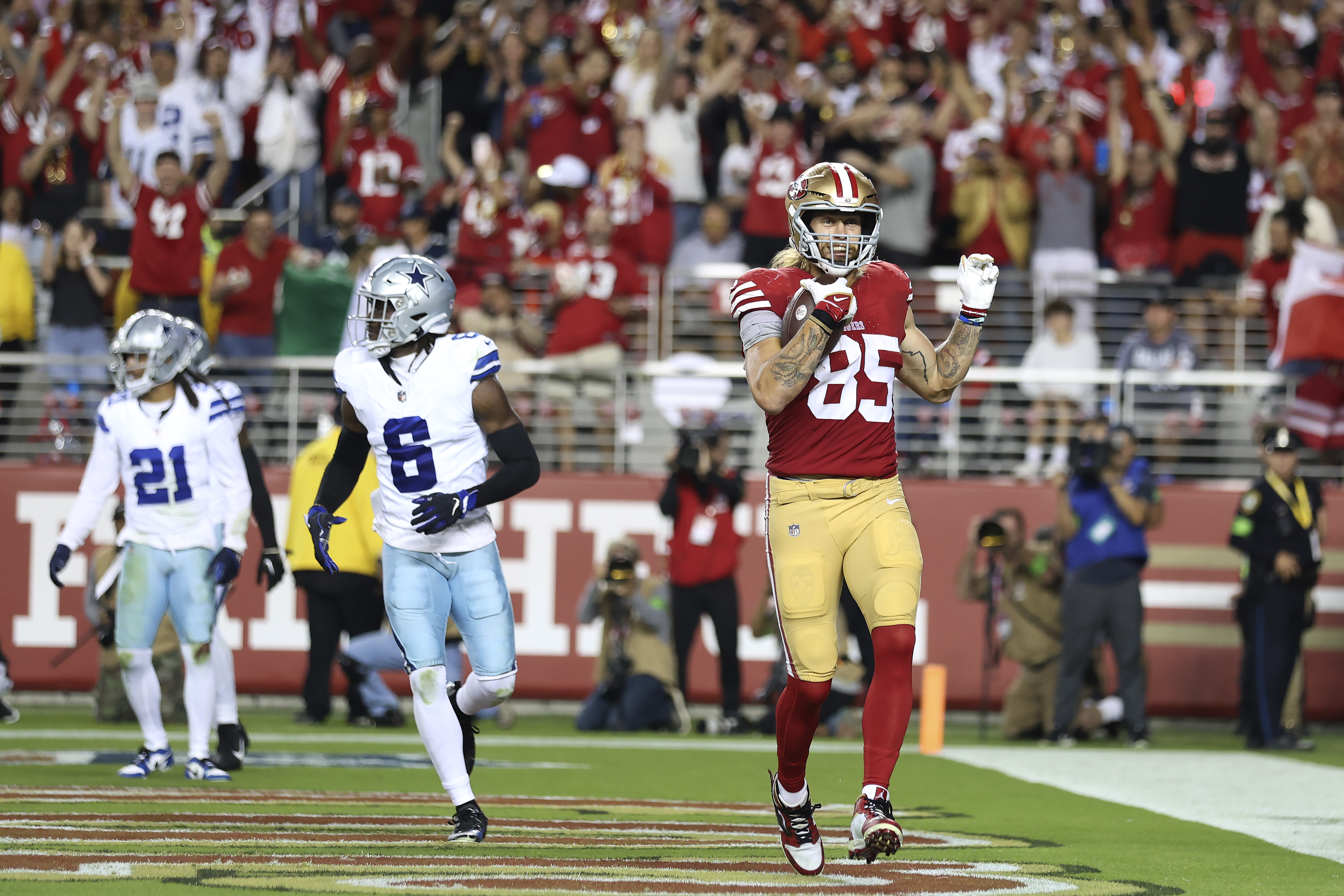 49ers' Fred Warner's streak ends after 59 regular-season games