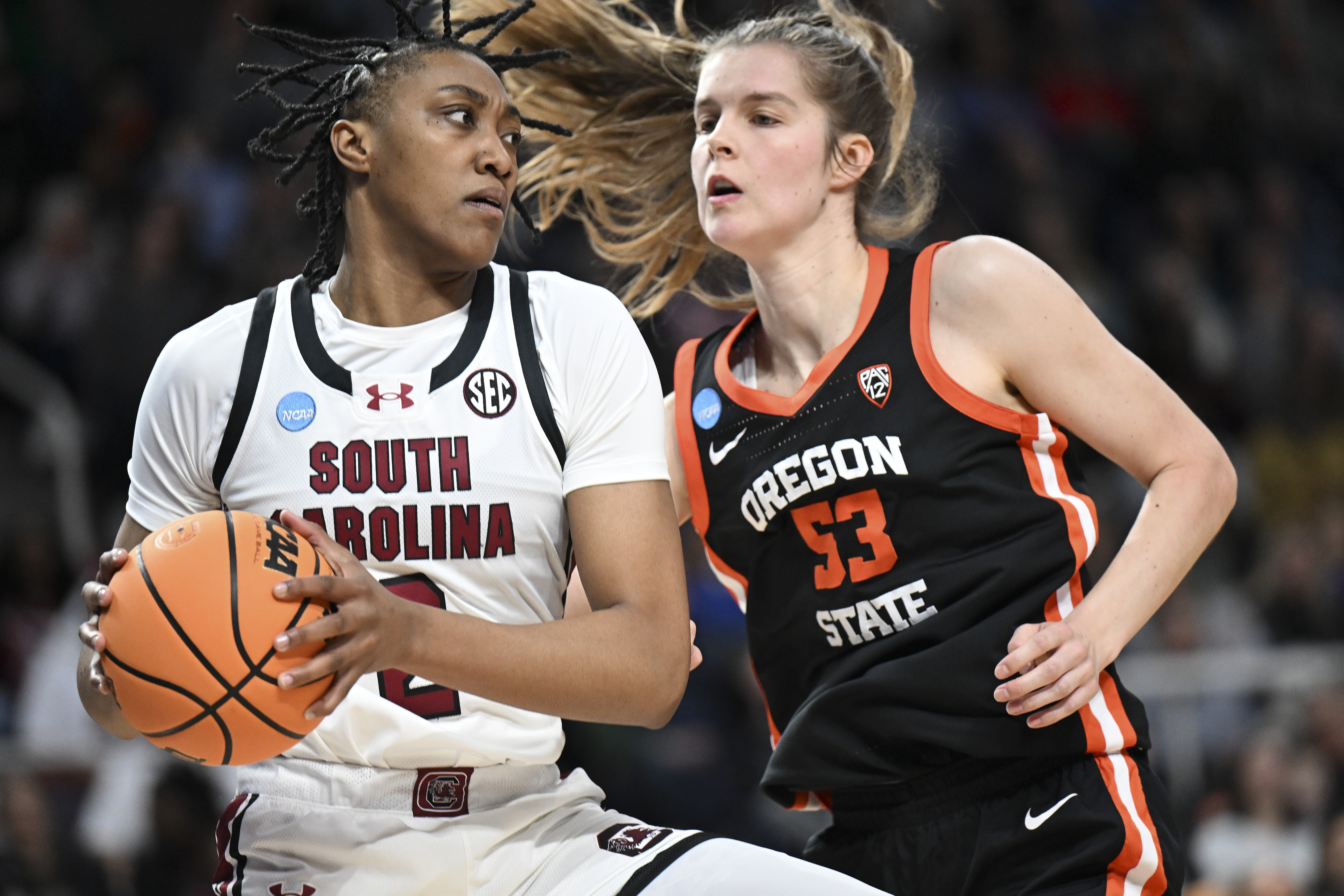 South Carolina squeaks by Oregon State 70-58, heads to fourth straight  Final Four