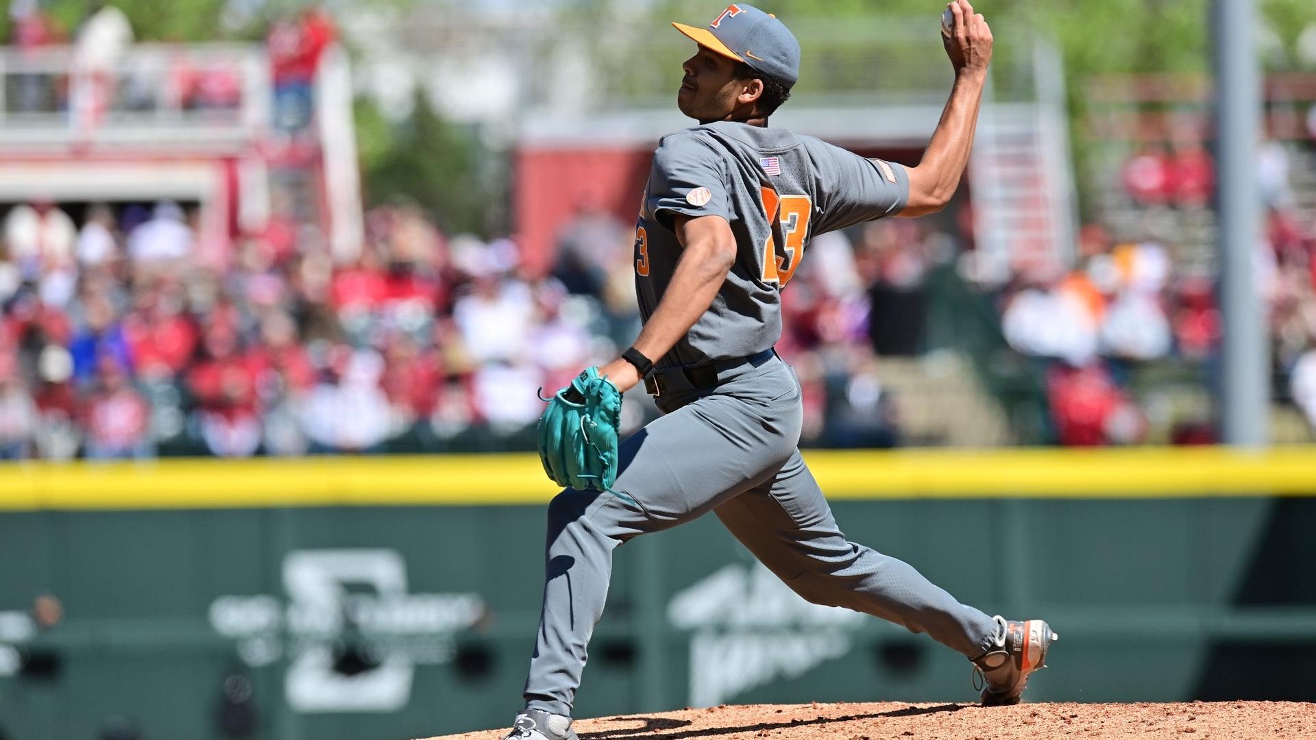 Chase Burns reacts to Vols' series win over Kentucky