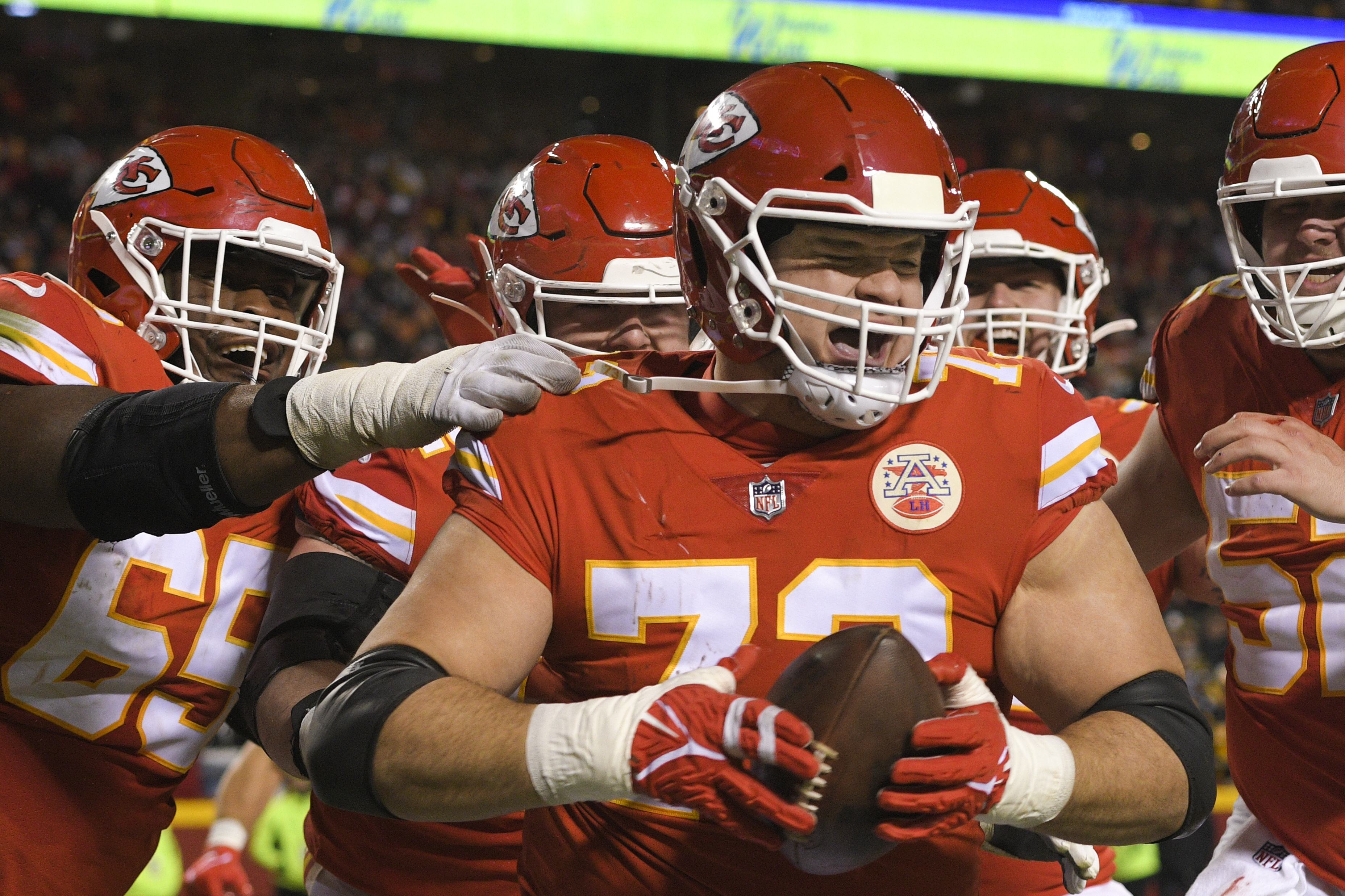 Kansas City Chiefs' Nick Allegretti reflects on wild-card TD reception