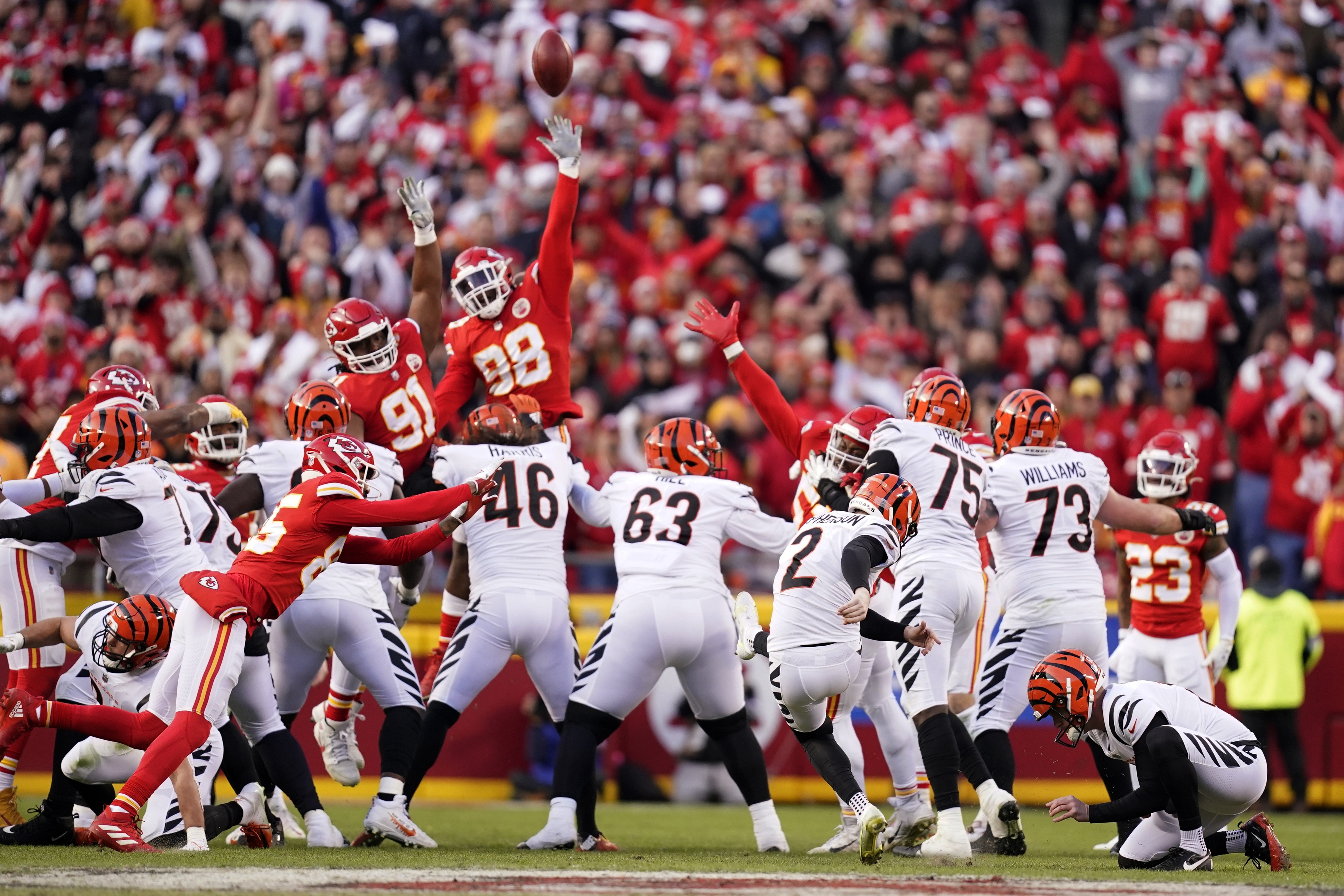 Photo: AFC Championship Cincinnati Bengals at Kansas City Chiefs -  KCP20230129115 