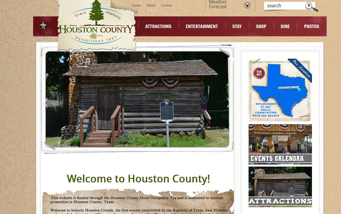 Houston Co. launches new tourism website