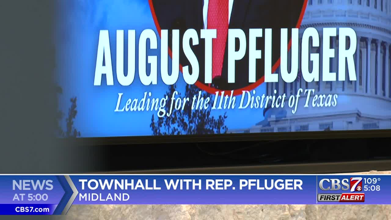 Rep. August Pfluger hosts Town Hall in Midland