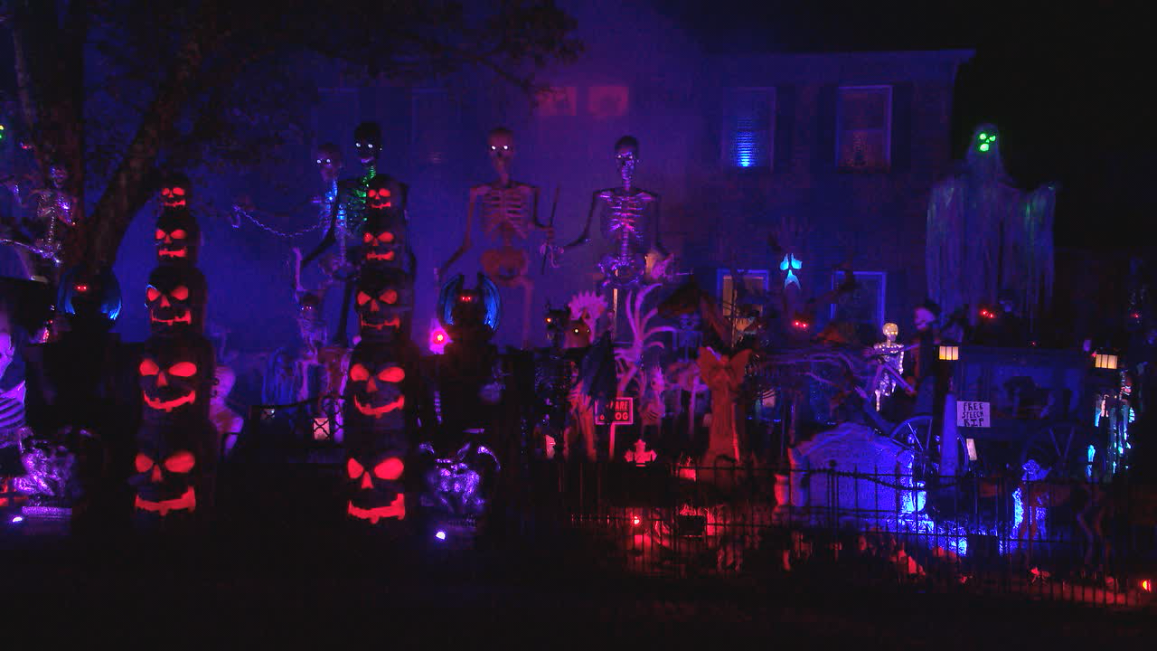 はるみん様♡ウェルシュコーギー ハロウィン オブジェ♡ NKY Halloween display looking to set Guinness World Record