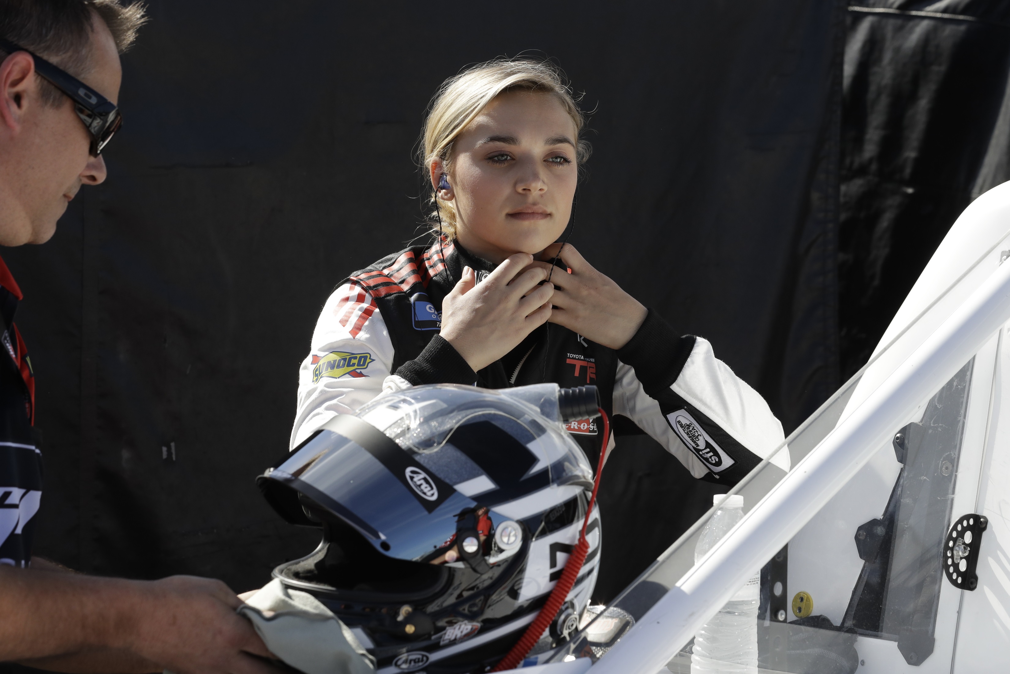 NATALIE DECKER, NASCAR XFINITY RACER, MADE A DREAM BECOME REALITY- As a  Team owner at Oktoberfest, West Salem, WI - Natalie Decker Racing