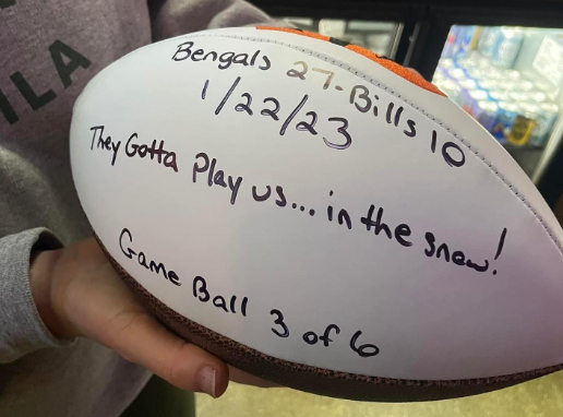 Bengals deliver Game Balls: 'They gotta play us.in the snow!'