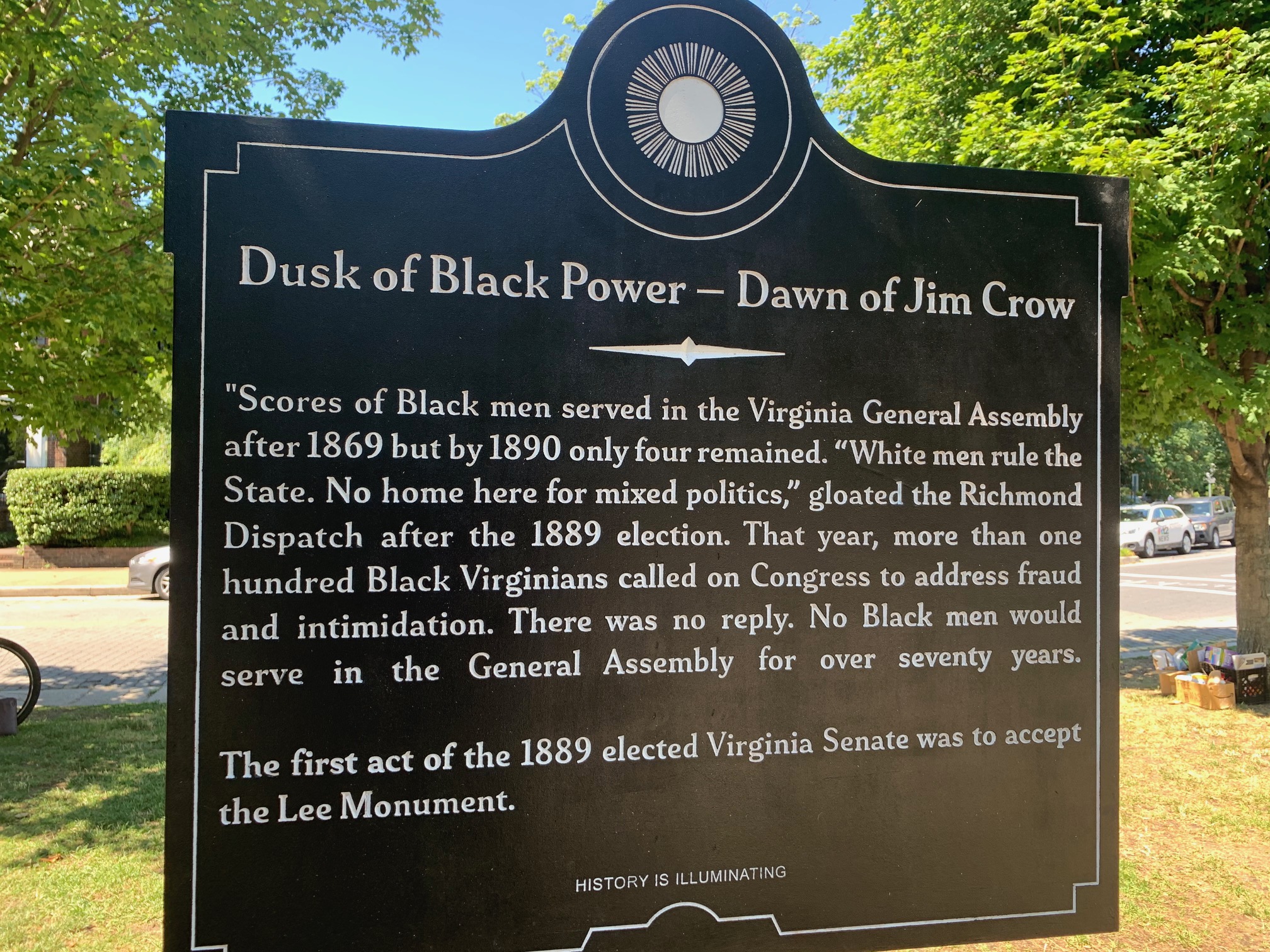 New historical markers popping up in place of Confederate