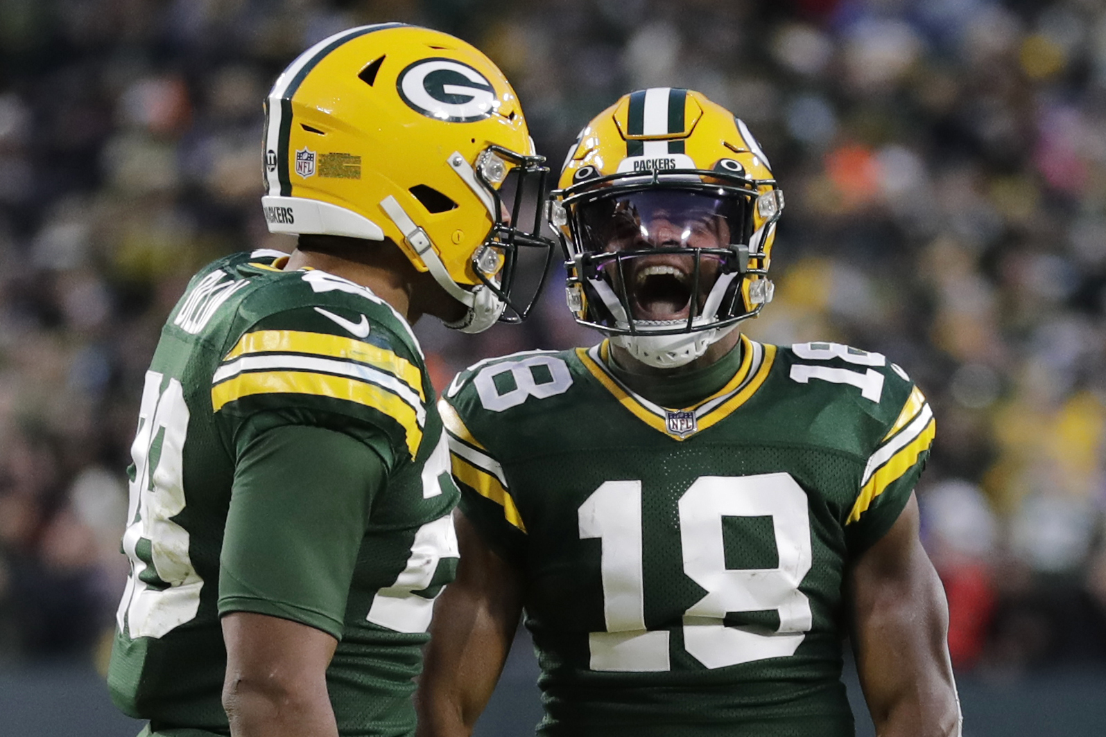 Packers' Valdes-Scantling on COVID list ahead of Browns game