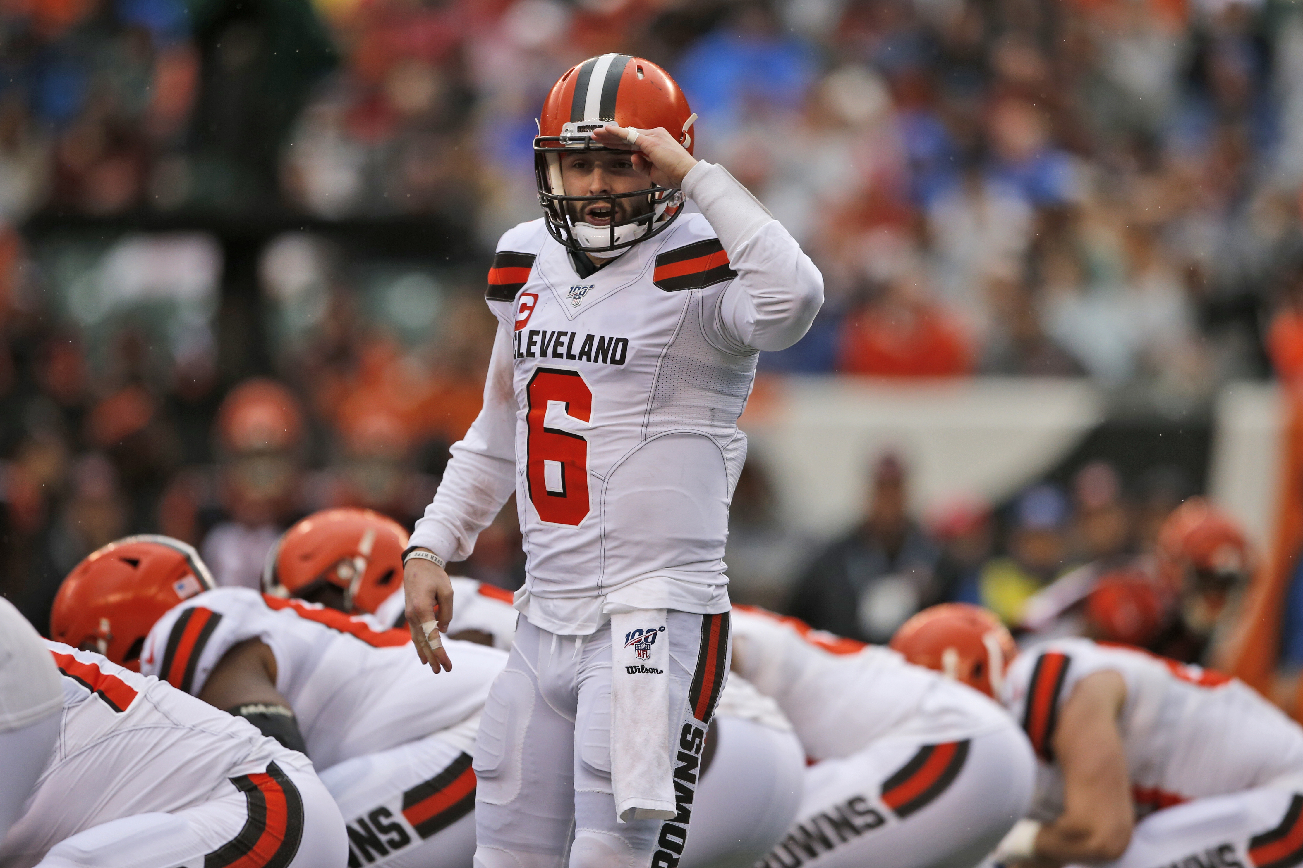 Cleveland Browns Men's Game Jersey Baker Mayfield