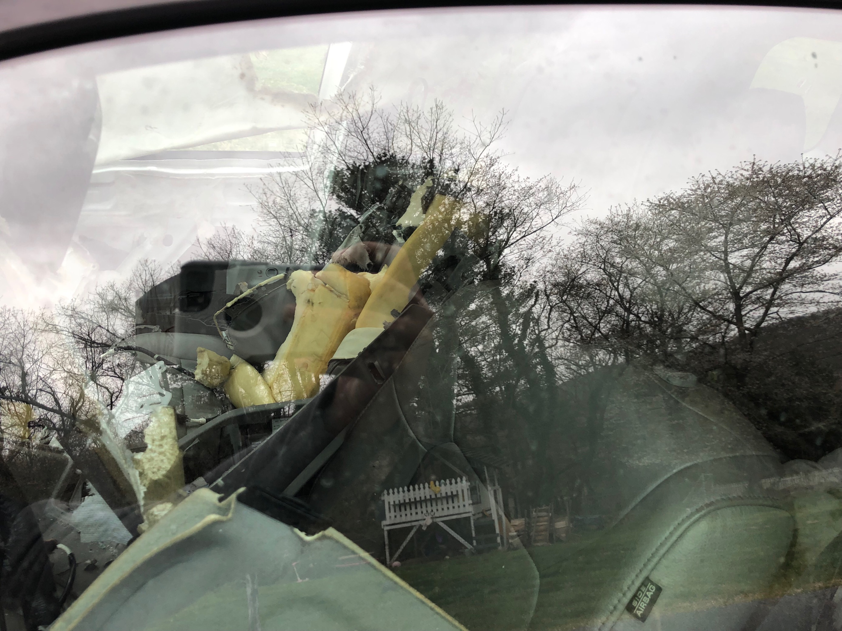 Microwave was thrown at the windscreen of a moving car in Gainsborough