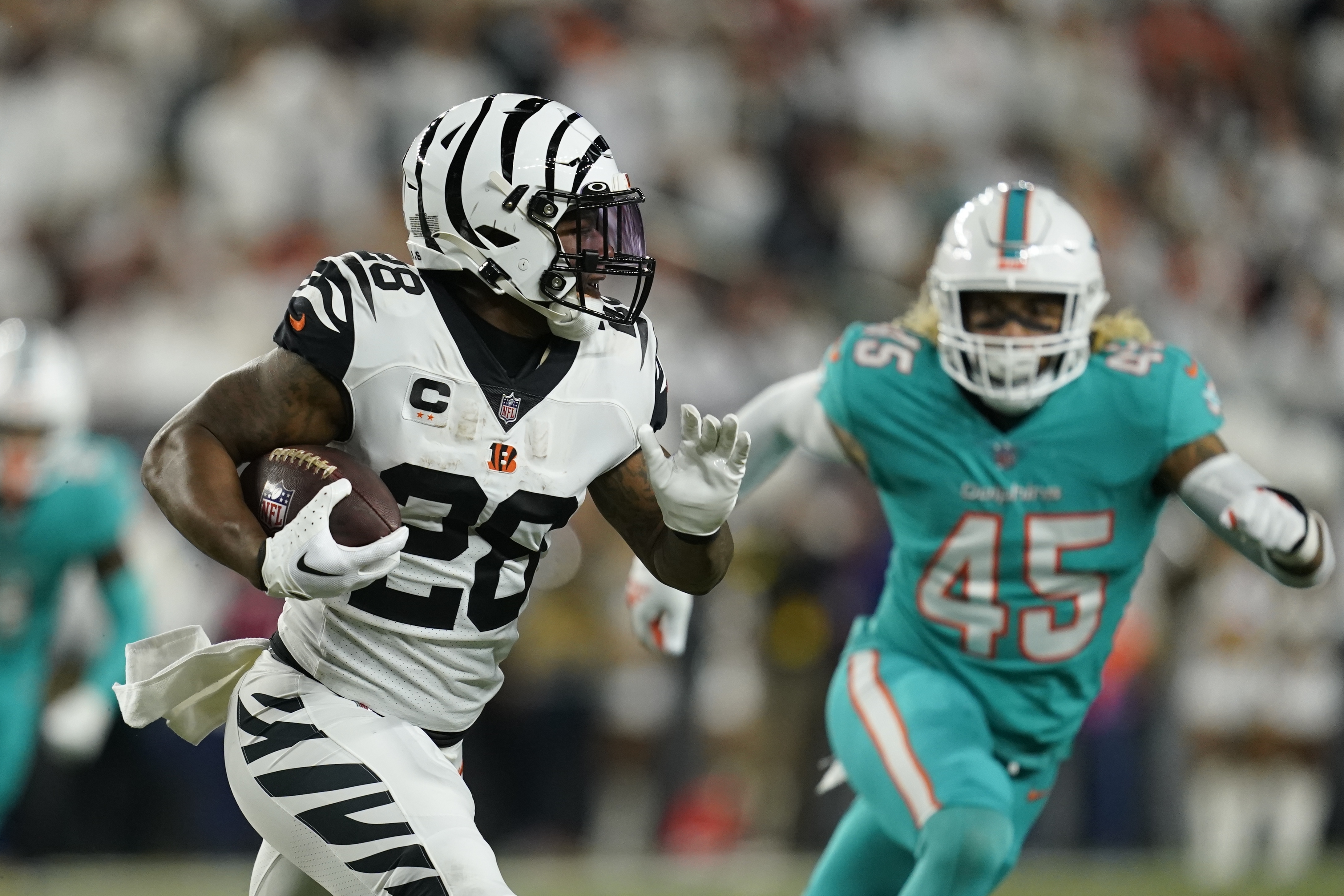 W2L4: How White Tiger Bengals Tame Dolphins In Thursday Night Spectacle -  CLNS Media
