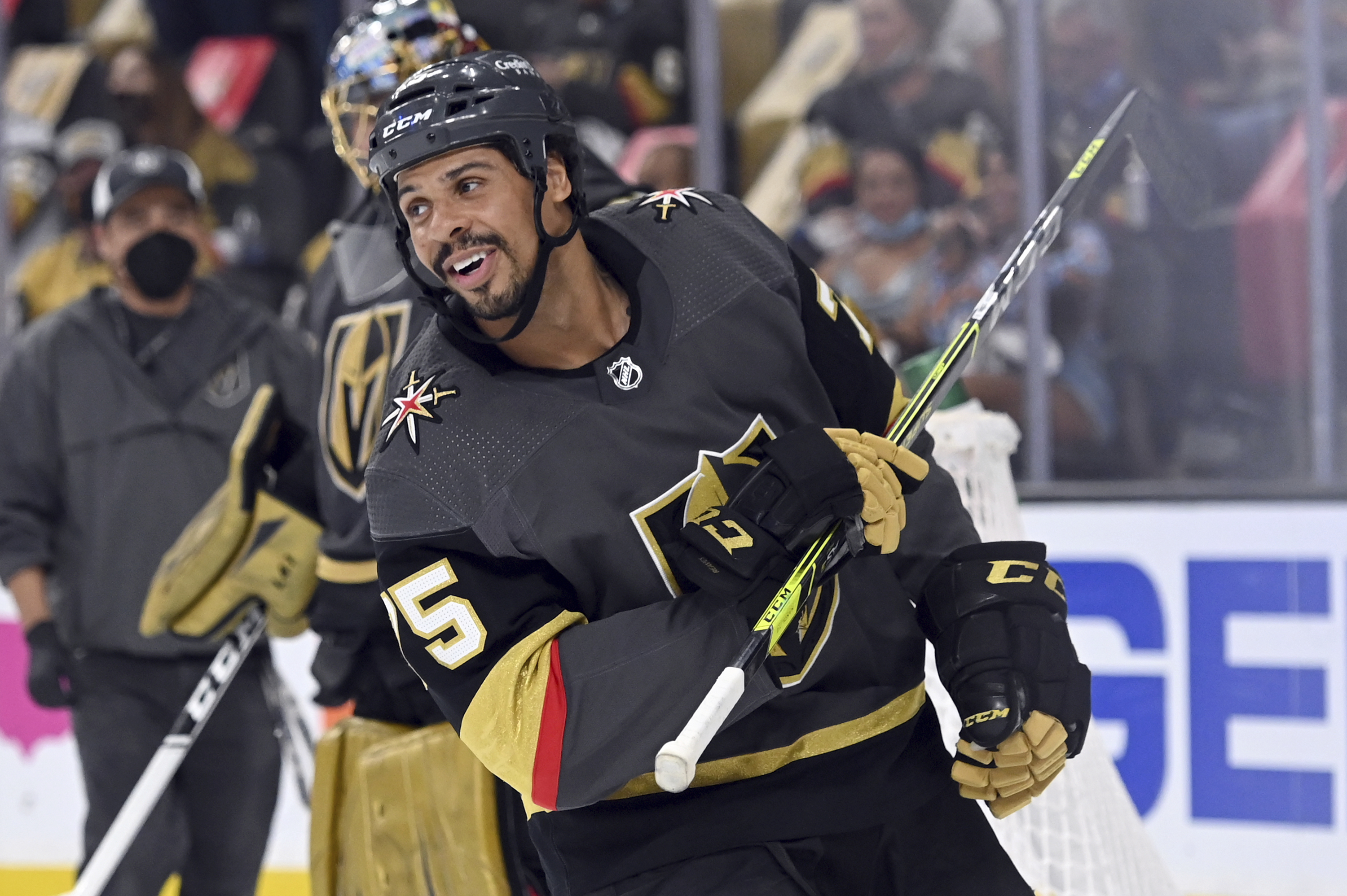 Vegas' Reaves suspended 2 games by NHL for hit vs. Avalanche - The San  Diego Union-Tribune