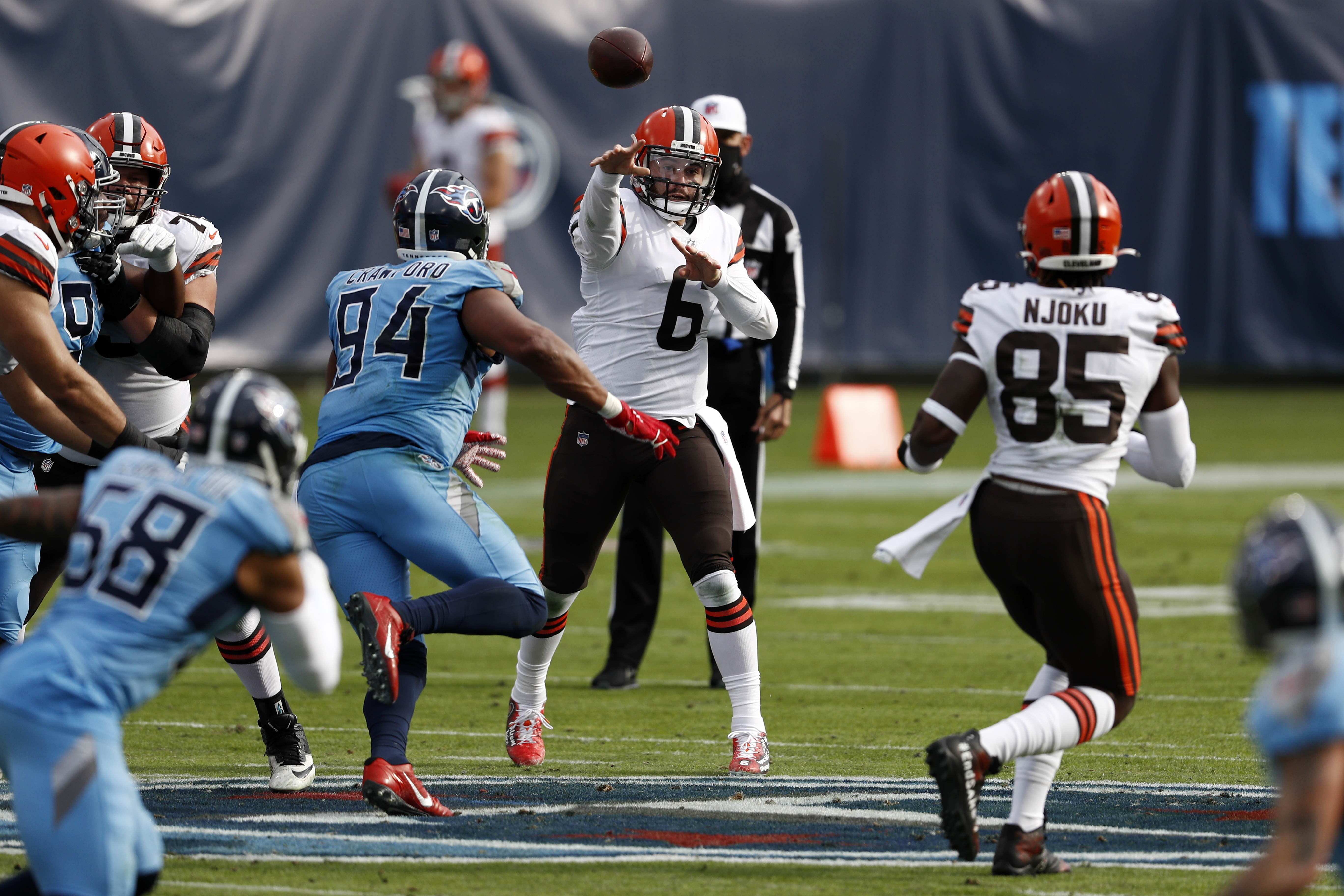 Bake Show: Baker Mayfield leads Cleveland Browns past Tennessee