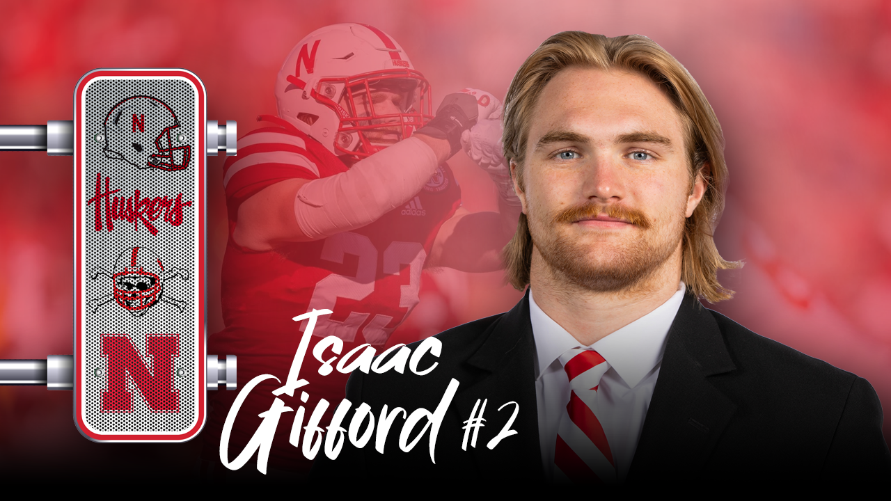 Nebraska（プロフ必読） Know Your Husker: Isaac Gifford