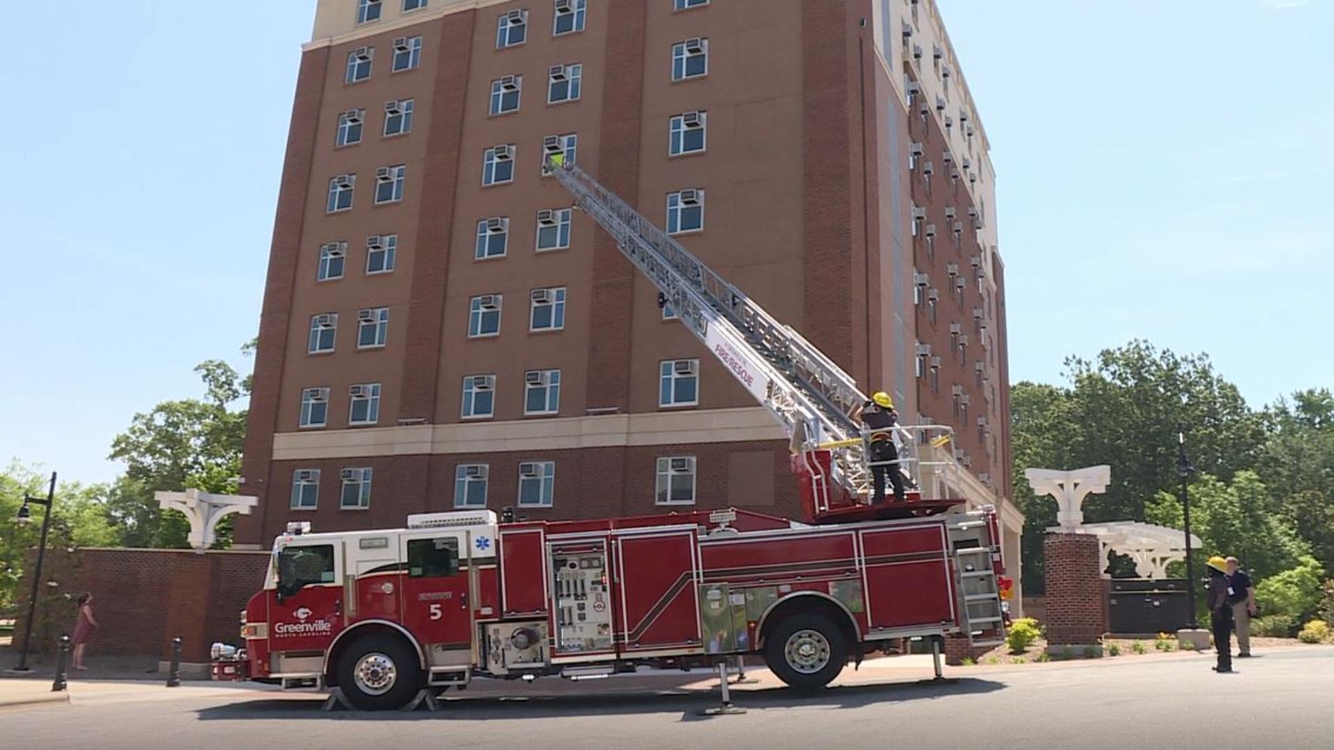 Greenville Fire Rescue Conducts High Rise Training - roblox fire department group