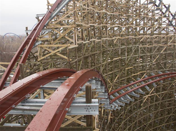 What Is a Hybrid Wooden and Steel Roller Coaster?