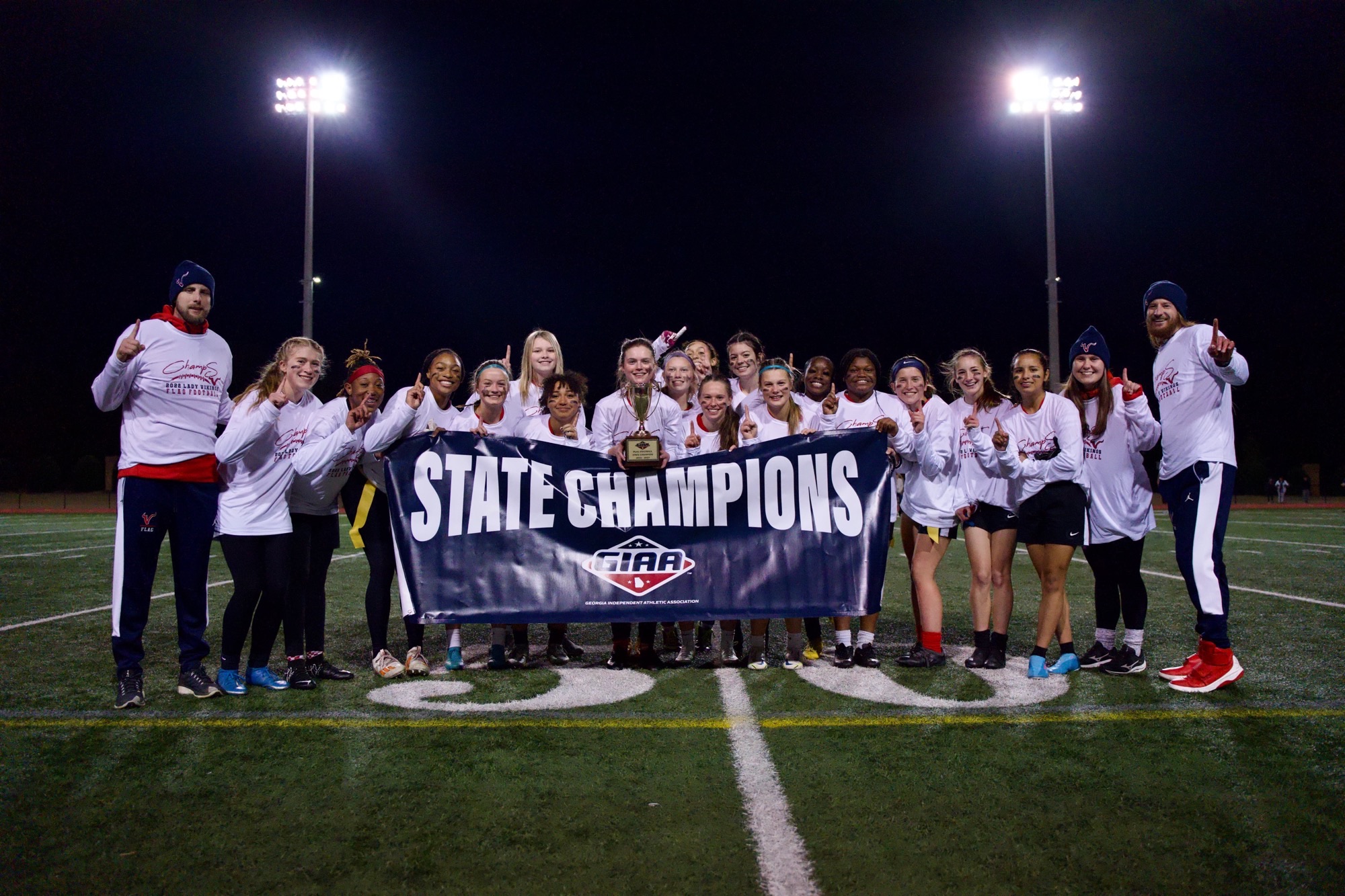 Patriots Dominate Railroaders in Flag Football with 37-2 Victory