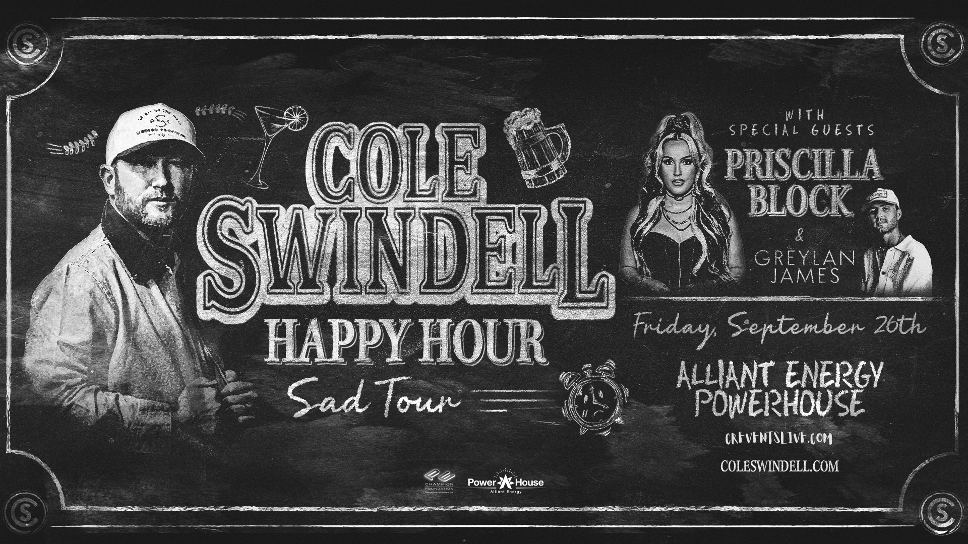Cole Swindell to perform at Alliant Energy Powerhouse