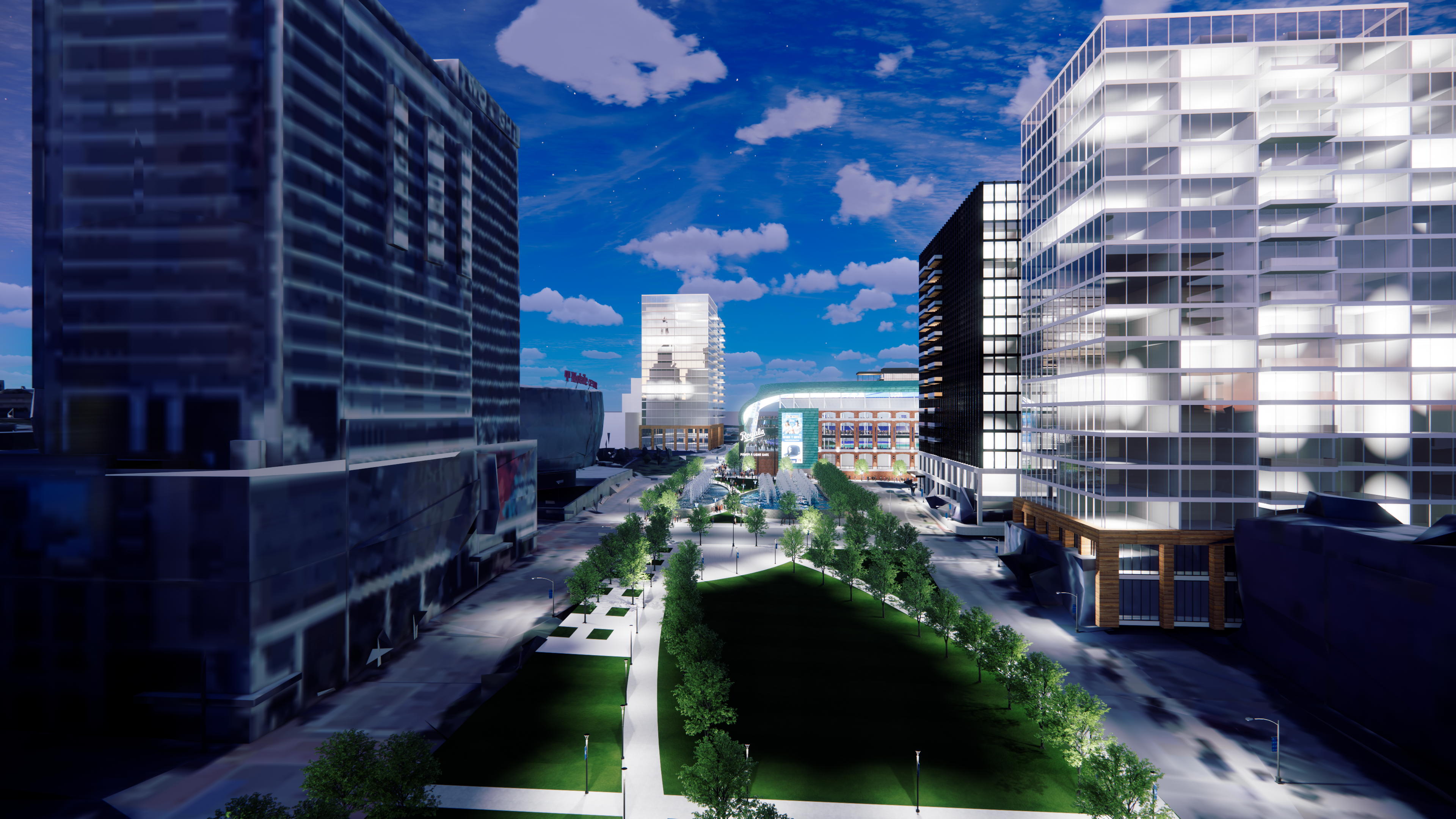 Proposed ballpark would stretch over I-670, be built on site of old KC Star  building: new renderings