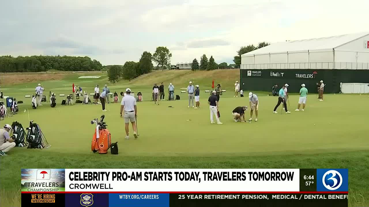 Travelers Championship Celebrity Pro-Am tees off