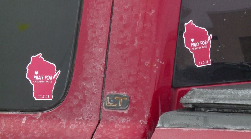 Chippewa Falls man creates decals to encourage people to