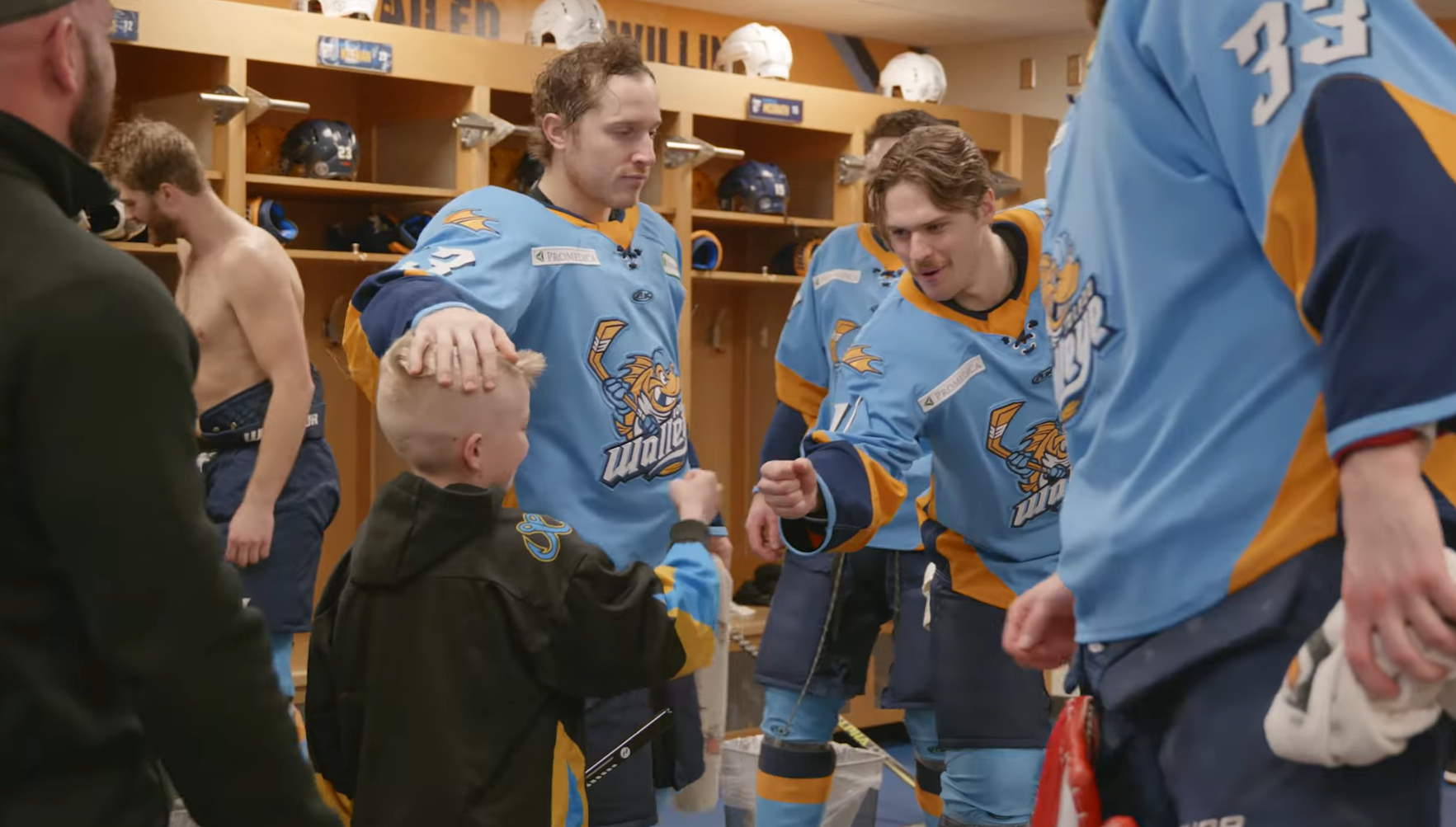 Toledo Walleye give hockey equipment to boy who lost his gear in house fire
