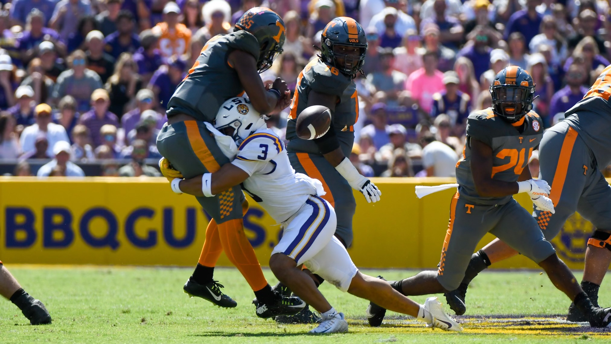 LSU CB, Derek Stingley Jr., will carry on the LSU legacy and wear the  coveted No. 7 jersey for the Tigers this season. The No. 7 jersey…