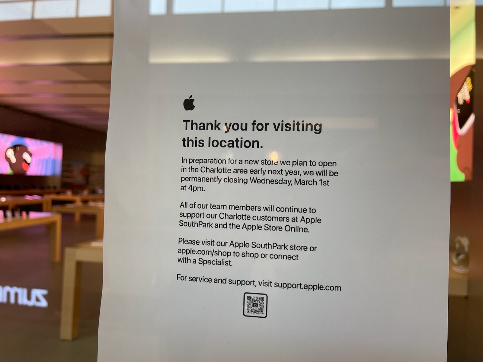 Apple closes its five North Texas retail stores for a second time