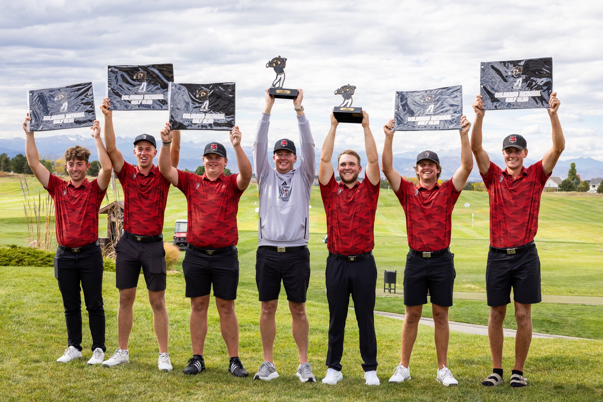 MARK & LONA ゴルフベスト 48 ワインレッド MARK & LONA ゴルフベスト