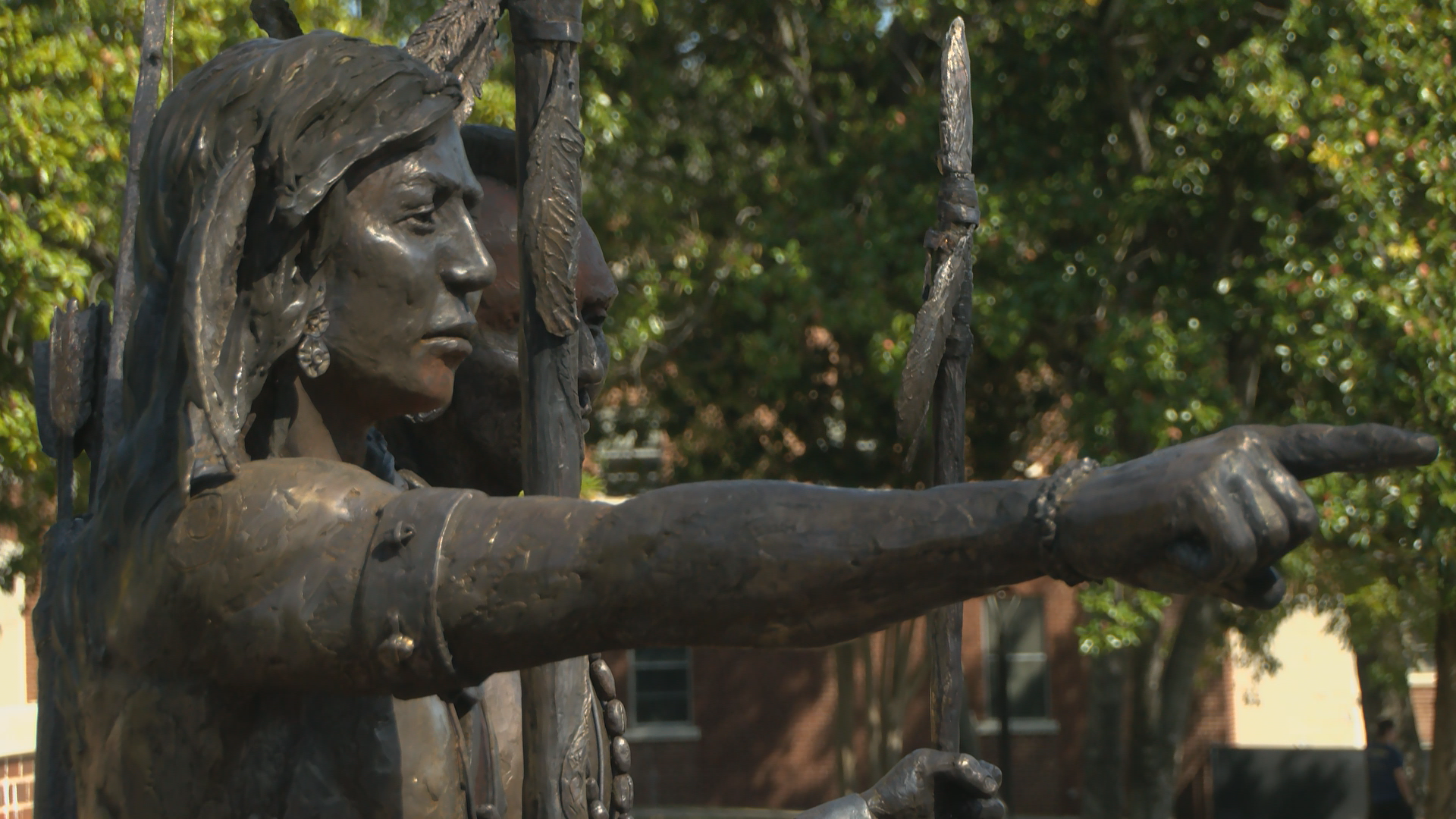 Choctaw, Chickasaw unveil new statue at Southeastern Oklahoma