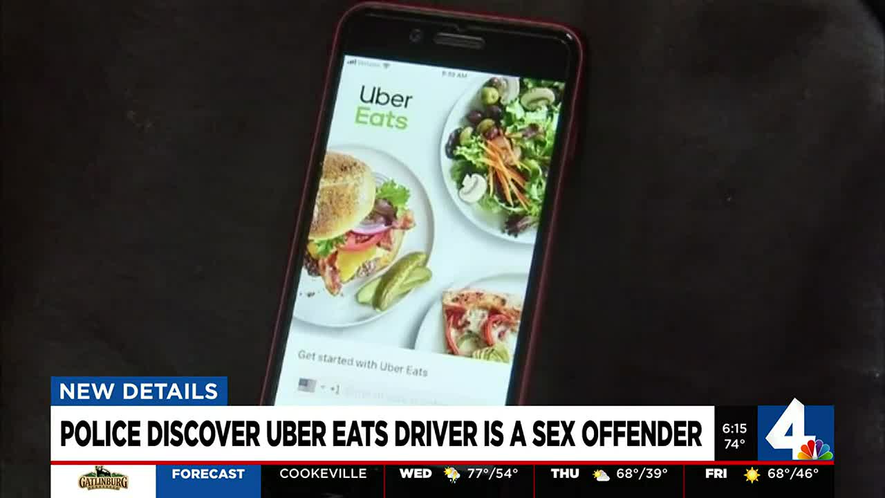 Police discover Uber Eats driver is a sex offender