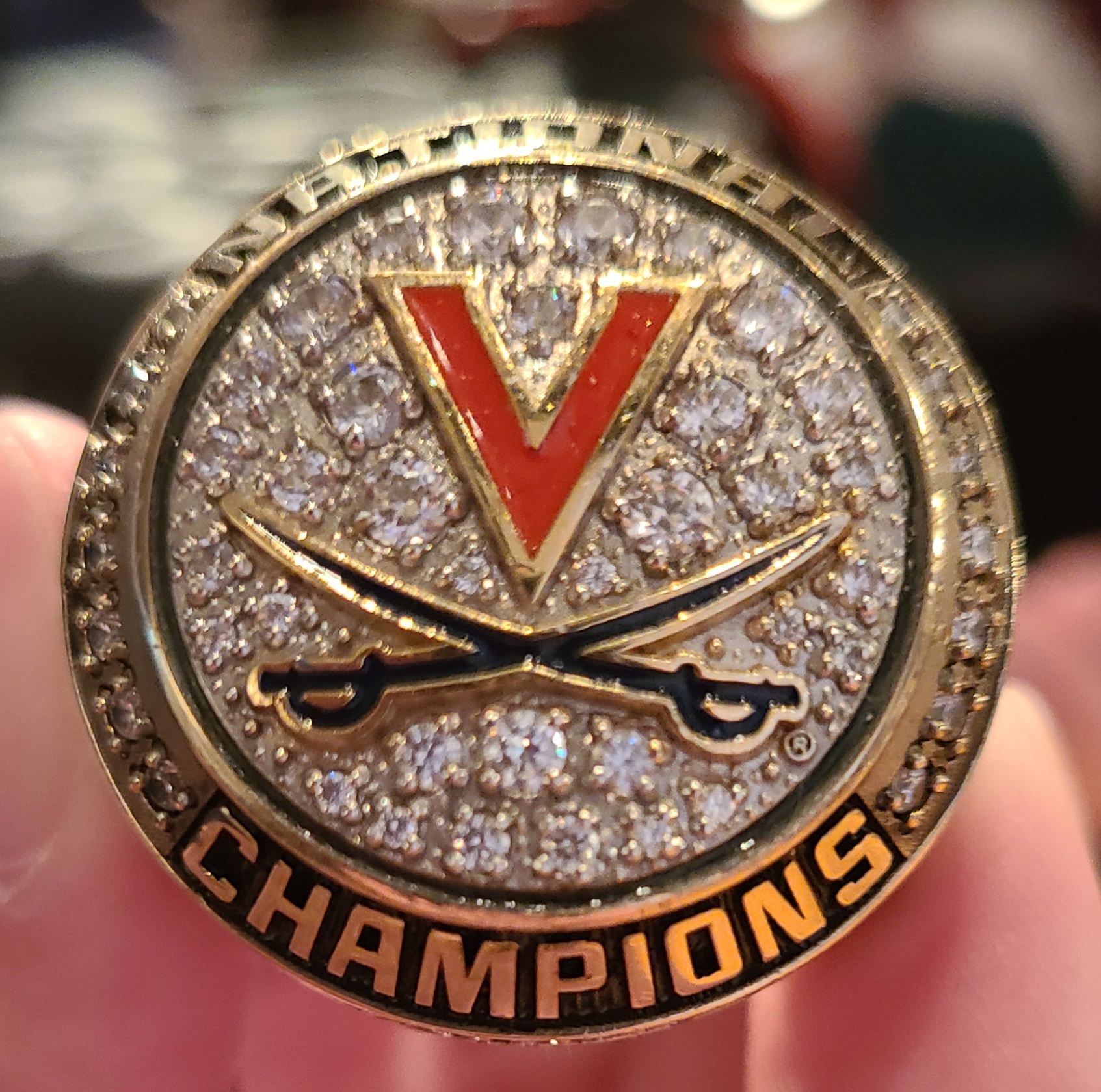 Virginia on sale championship ring