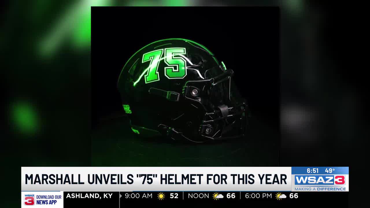 crew chief marshalling football helmet naken Marshall unveils 