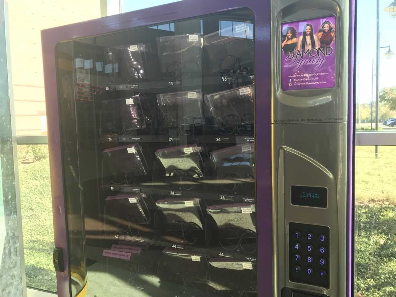 Hair weave hotsell vending machine