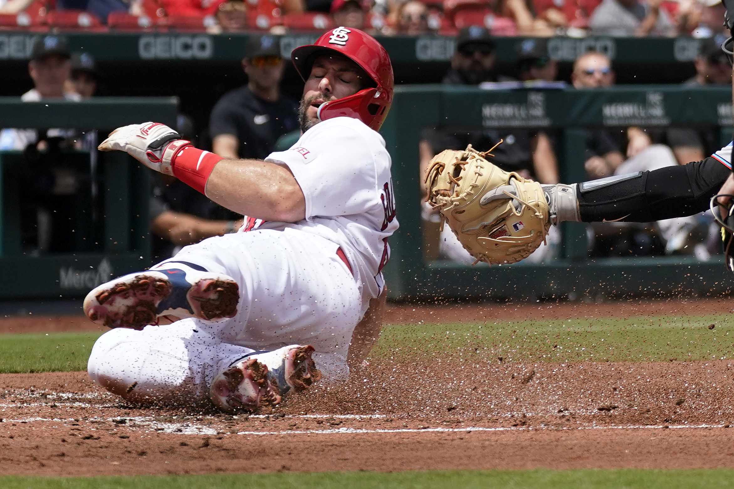 Gorman's 4 RBIs lift Cardinals over Marlins 6-4 for 2nd series sweep this  year