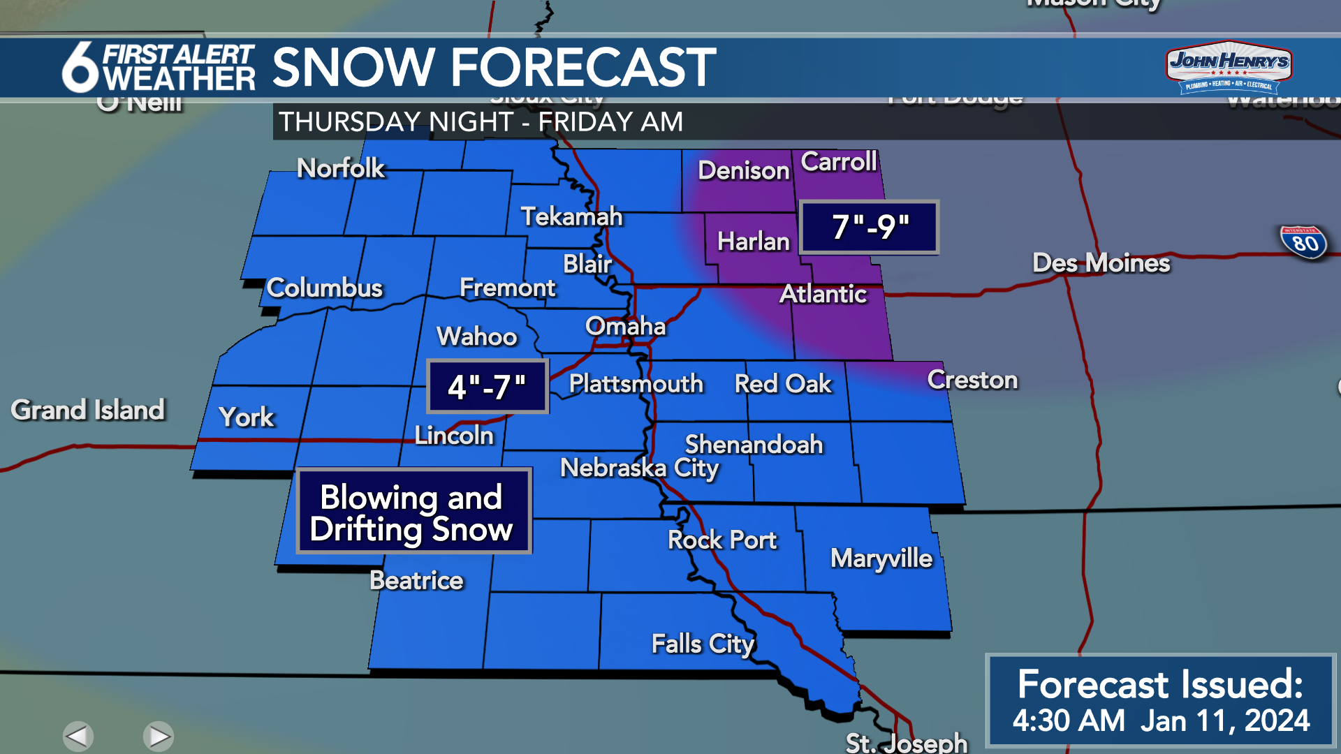 6 First Alert Day Forecast