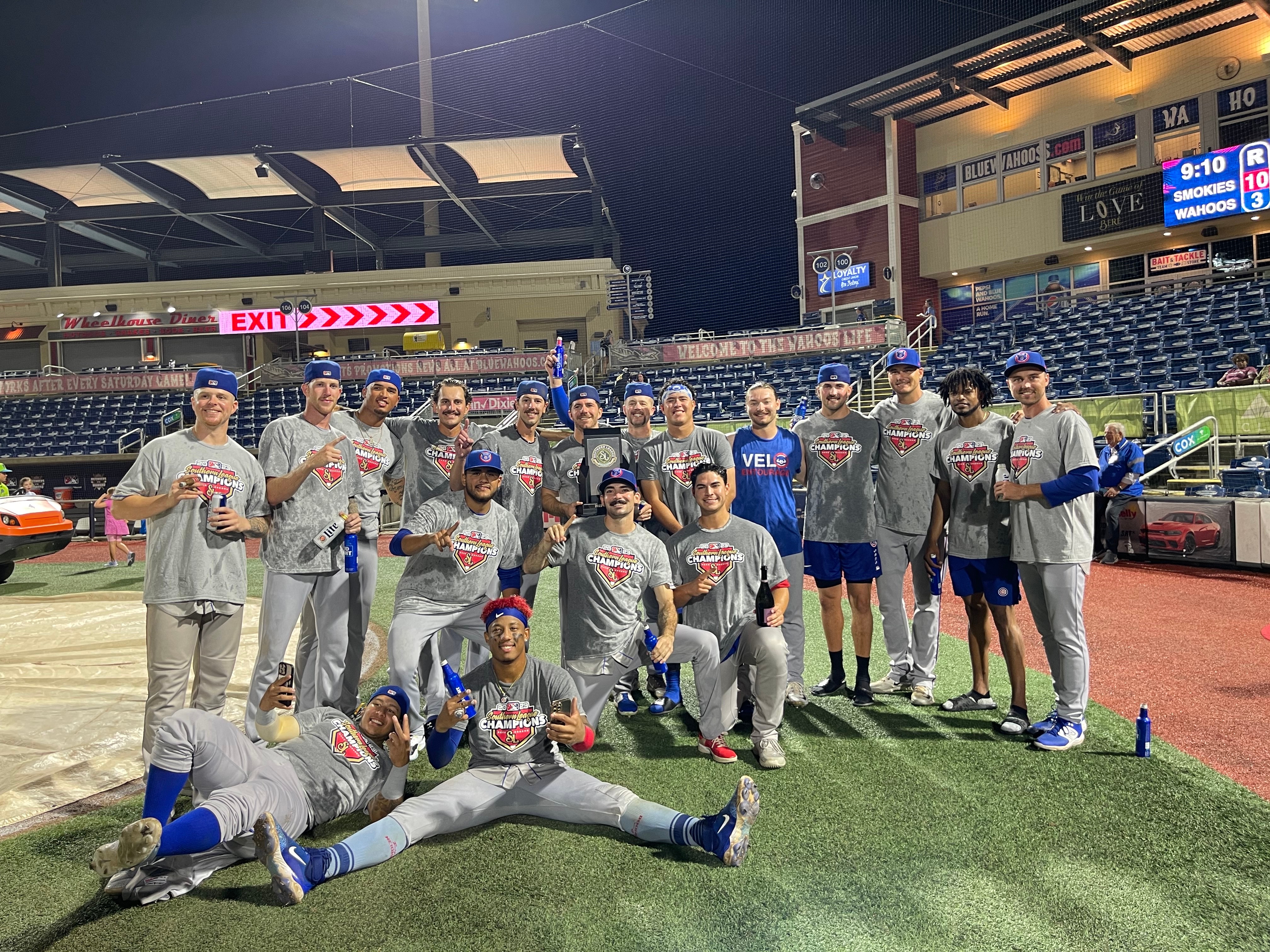 Pensacola Blue Wahoos win Southern League Championship over the Tennessee  Smokies