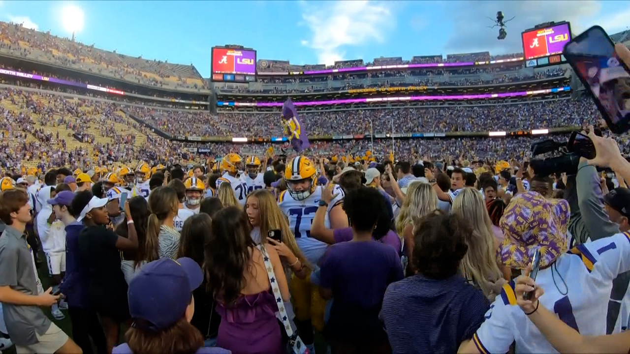 Bold Fan Storms The Field, Gets Tackled By Security During Super