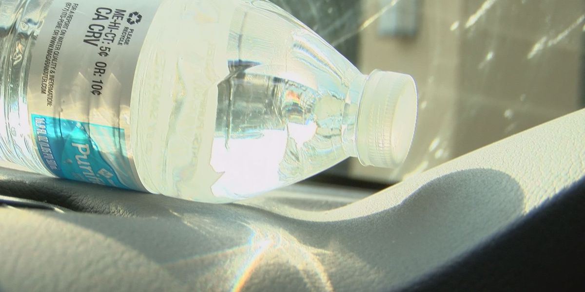 Why it's dangerous to leave a water bottle in a hot car 