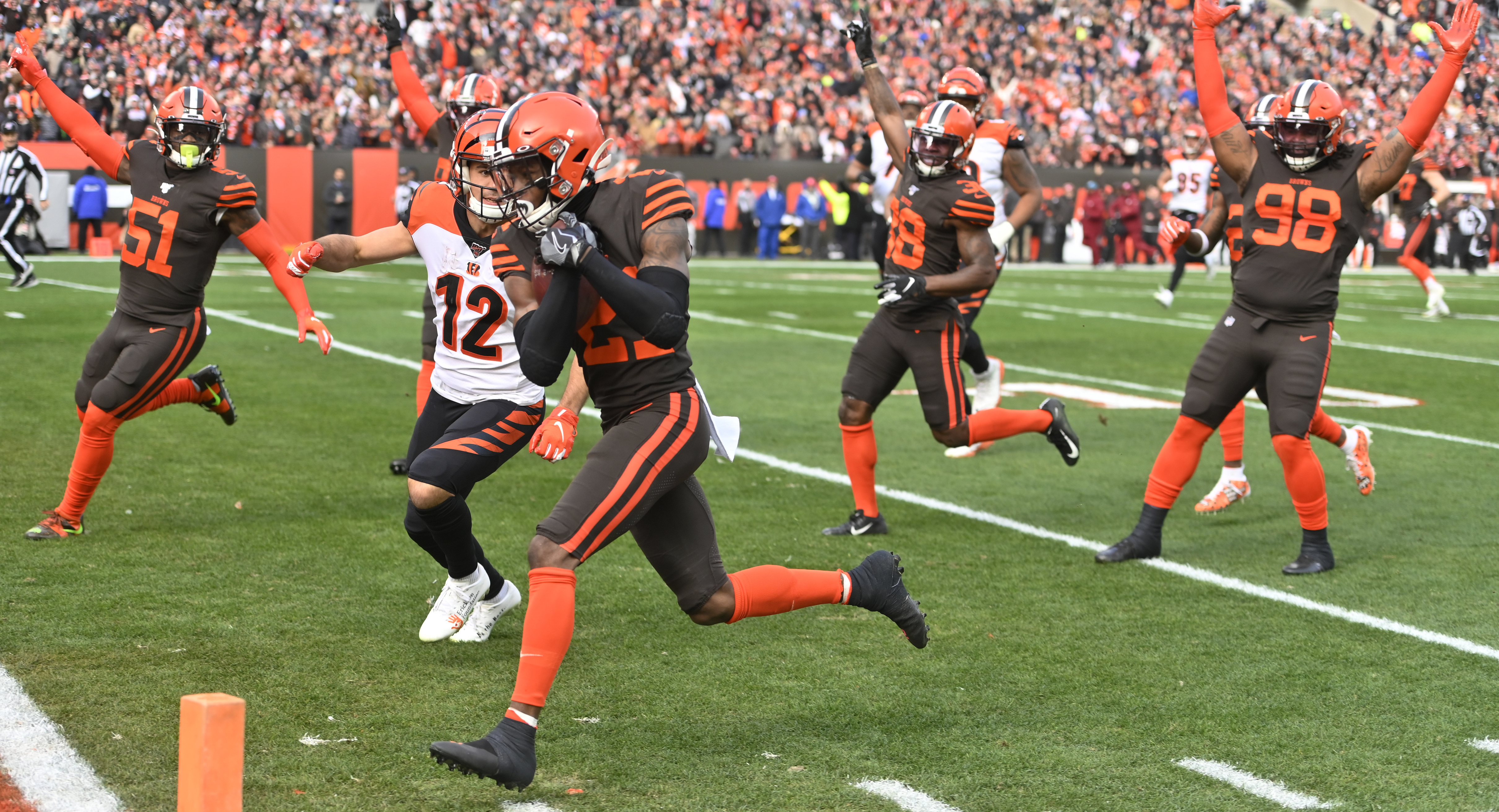 Denzel Ward will play Sunday when the Browns battle the Bengals