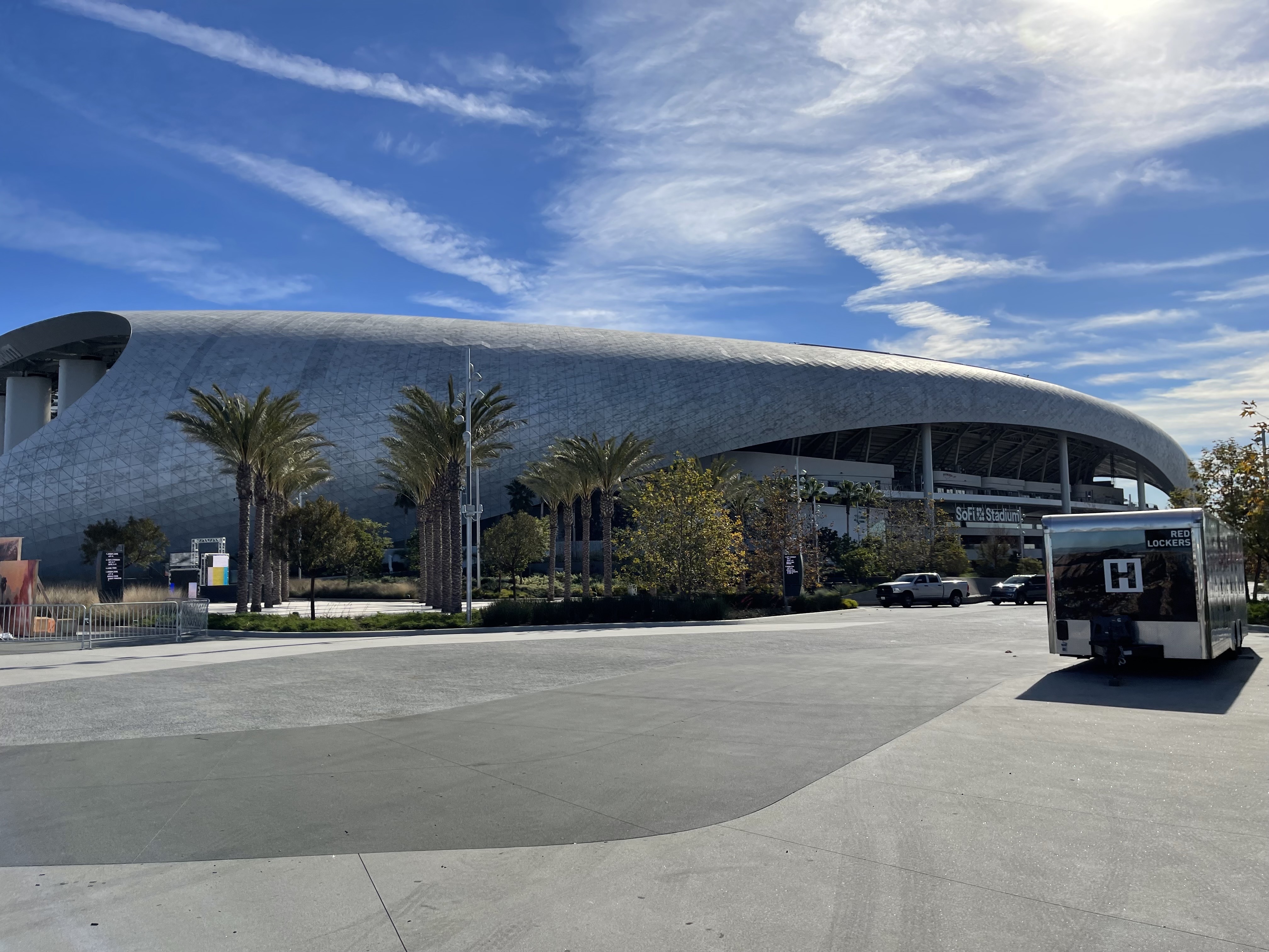 Matt Maiocco on X: A lot of red at SoFi Stadium.