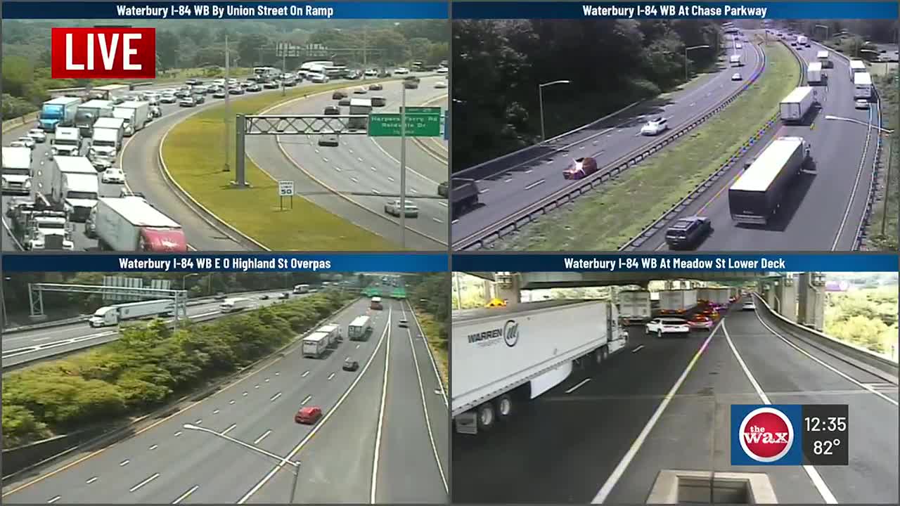 Man dies in crash on I-84 in Middlebury