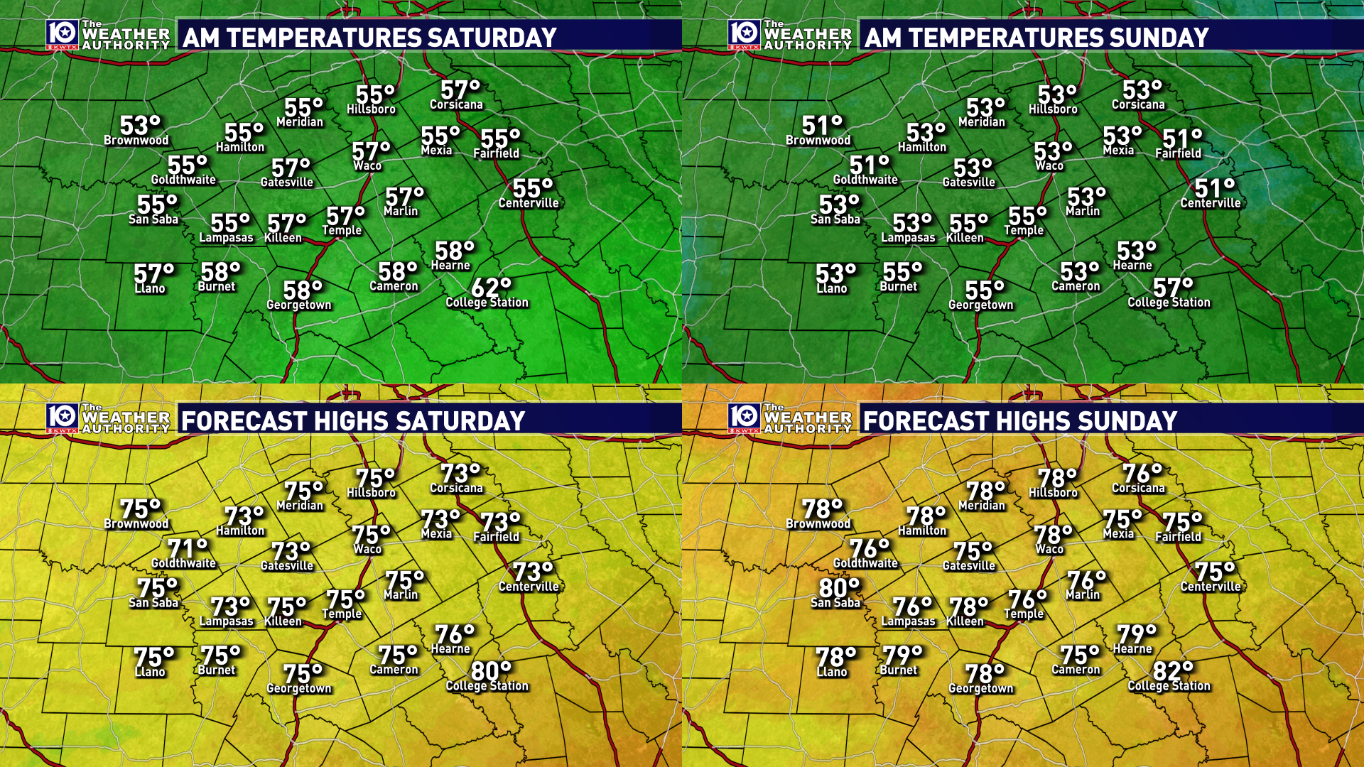 The first true fall cold front of the season blasts through Friday