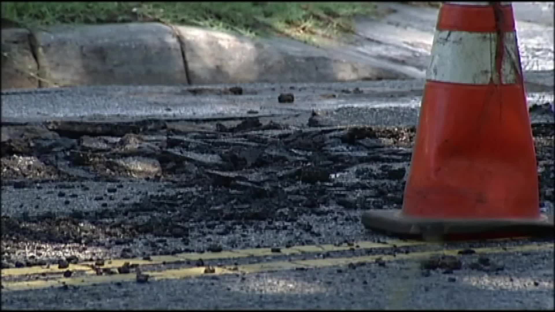 Heat-resistant road surface in Las Vegas