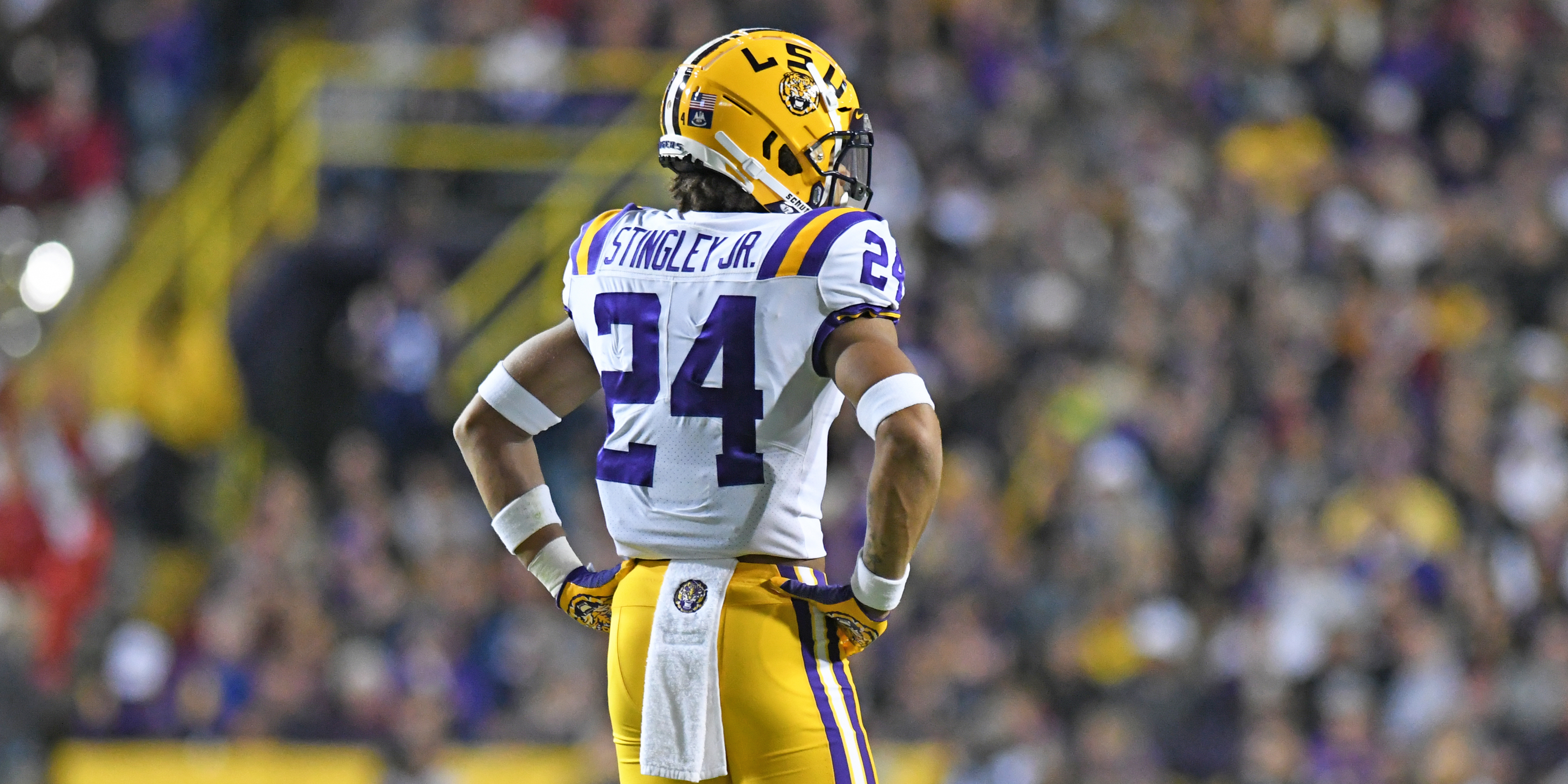 LSU's Derek Stingley Jr. practicing following concussion