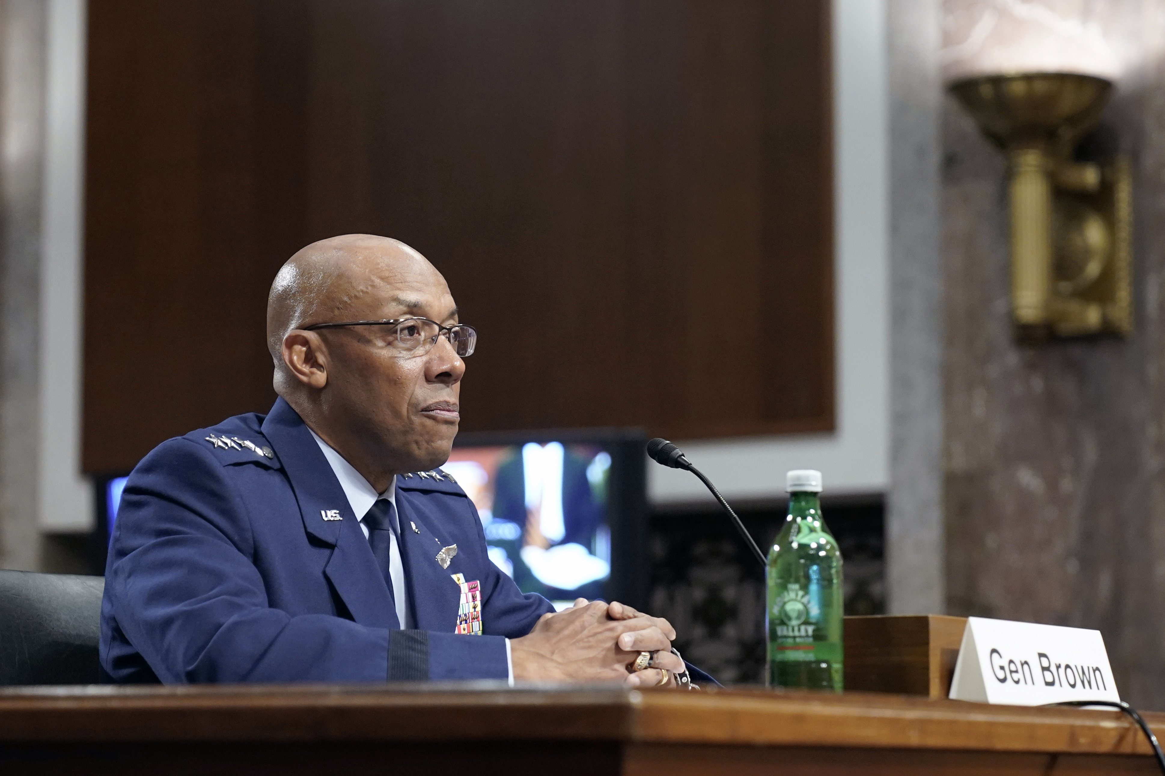 Gen. CQ Brown, nominee for Joint Chiefs chairman, vows to keep politics out  of military