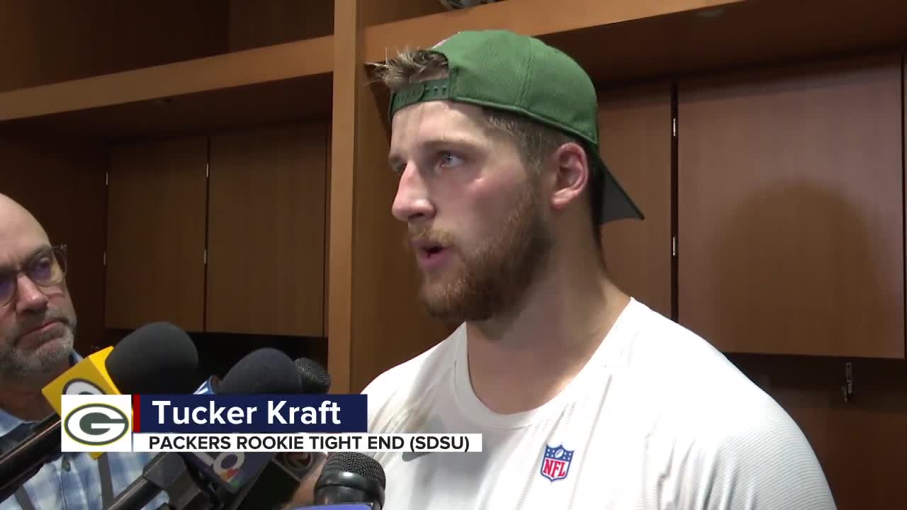 Tucker Kraft making himself at home with Green Bay Packers - Sioux Falls  Live