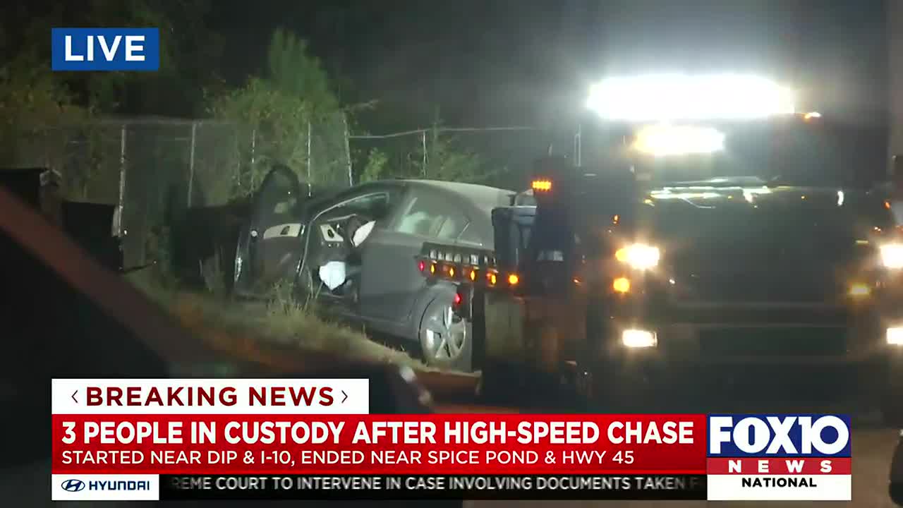 Two In Custody After A High Speed Chase On Dip Mobile