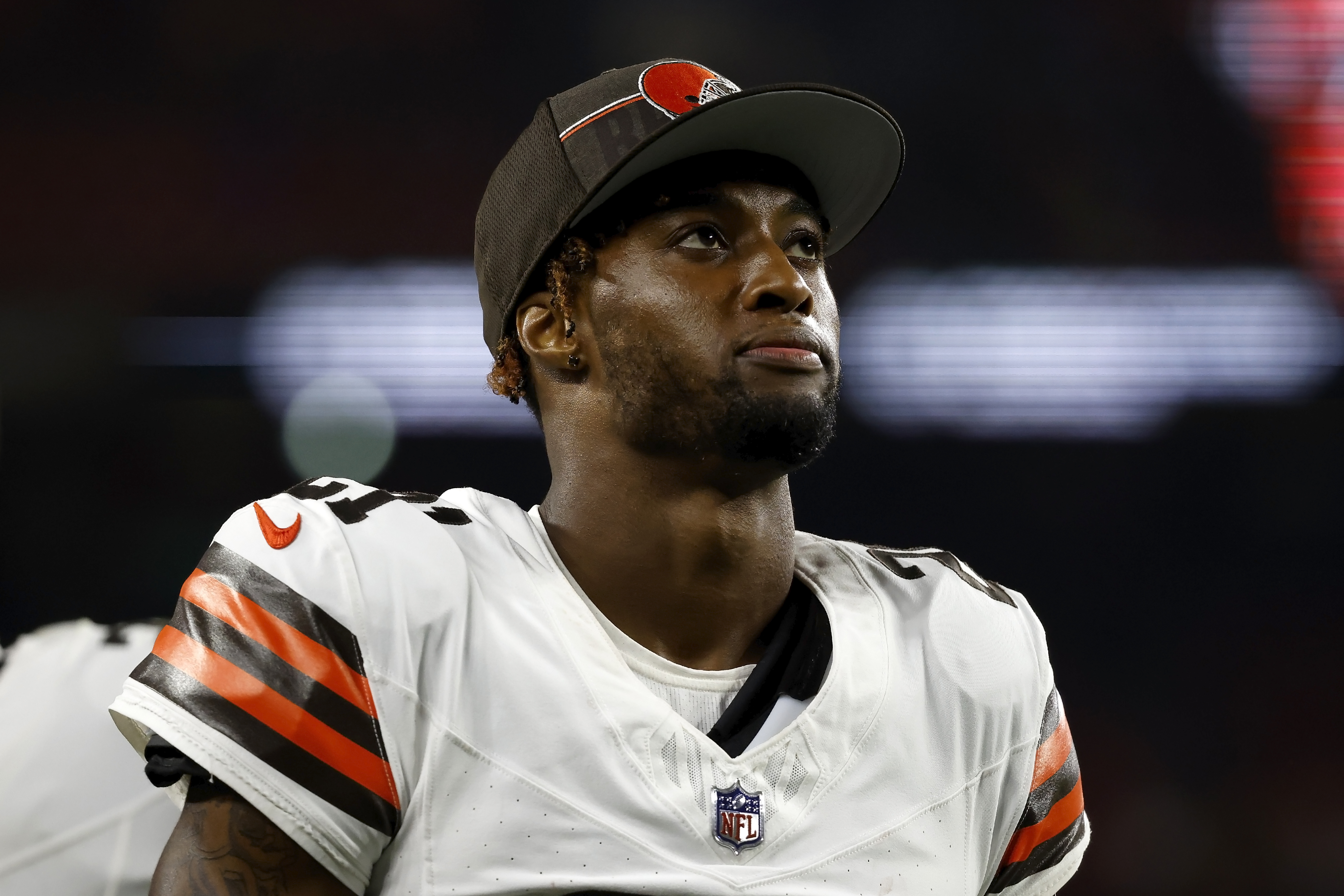 Cleveland Browns cornerback Martin Emerson Jr. takes part in the