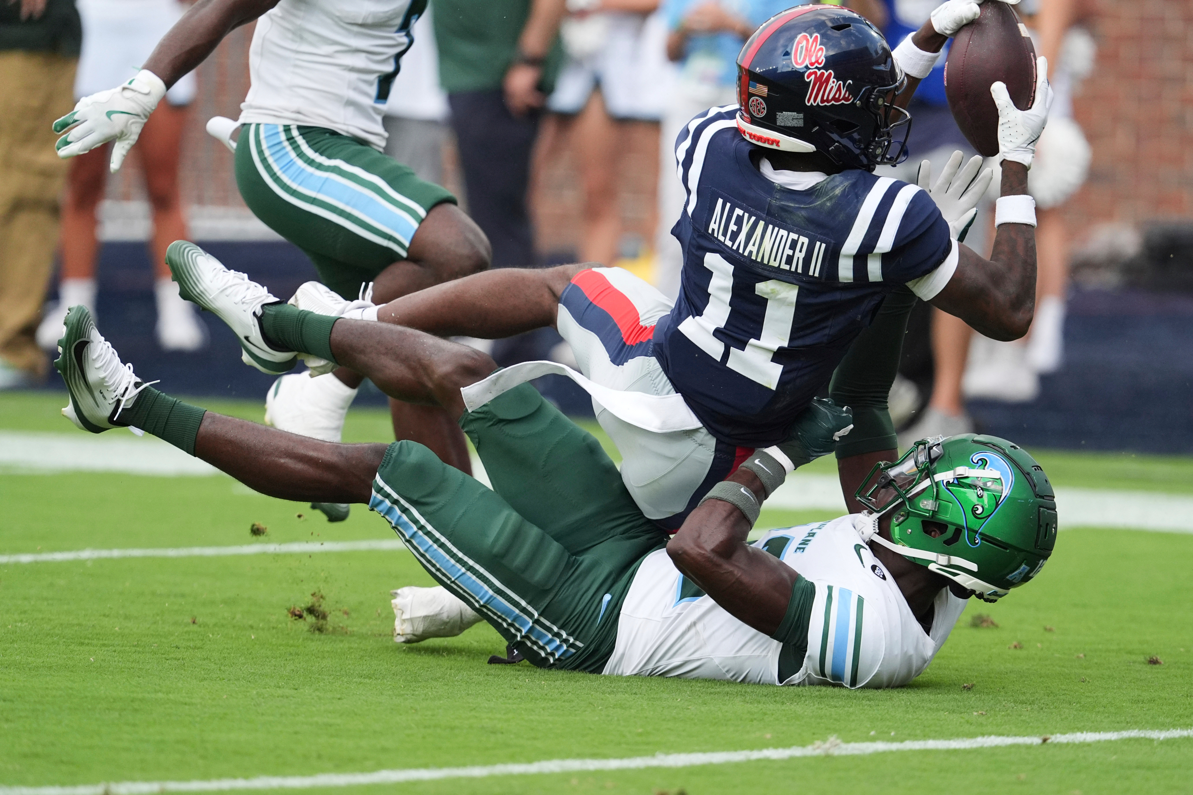 Trinidad Chambliss leads No. 13 Mississippi past previously